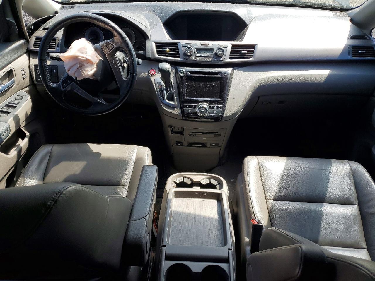 2015 Honda Odyssey Touring Black vin: 5FNRL5H98FB062464