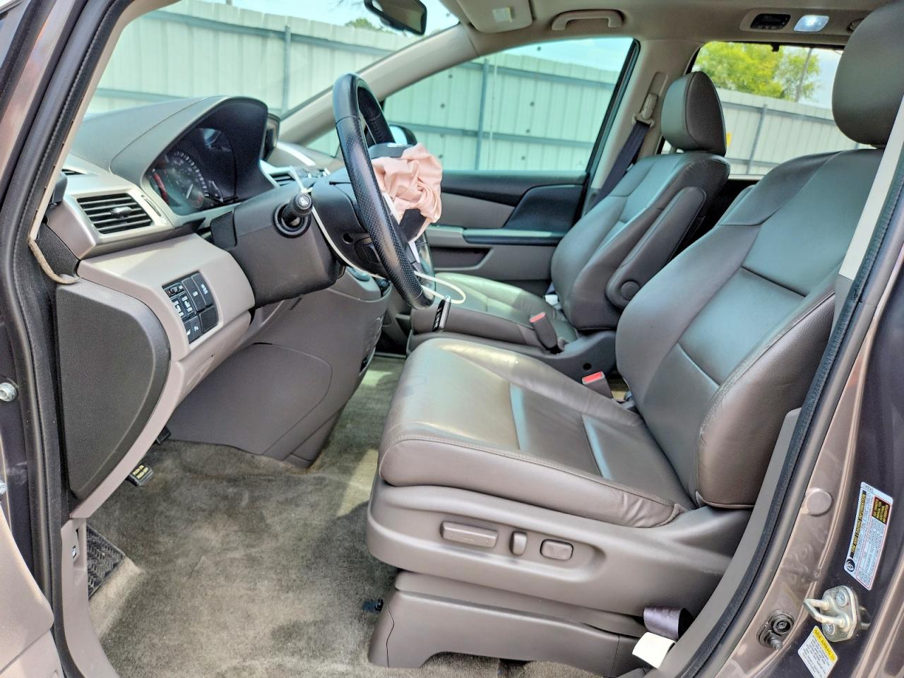 2015 Honda Odyssey Touring Gray vin: 5FNRL5H98FB064019