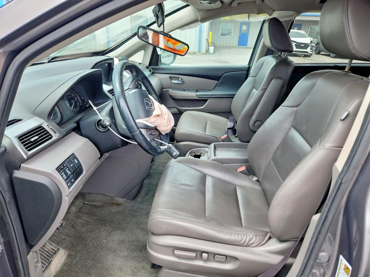 2015 Honda Odyssey Touring Gray vin: 5FNRL5H98FB091544