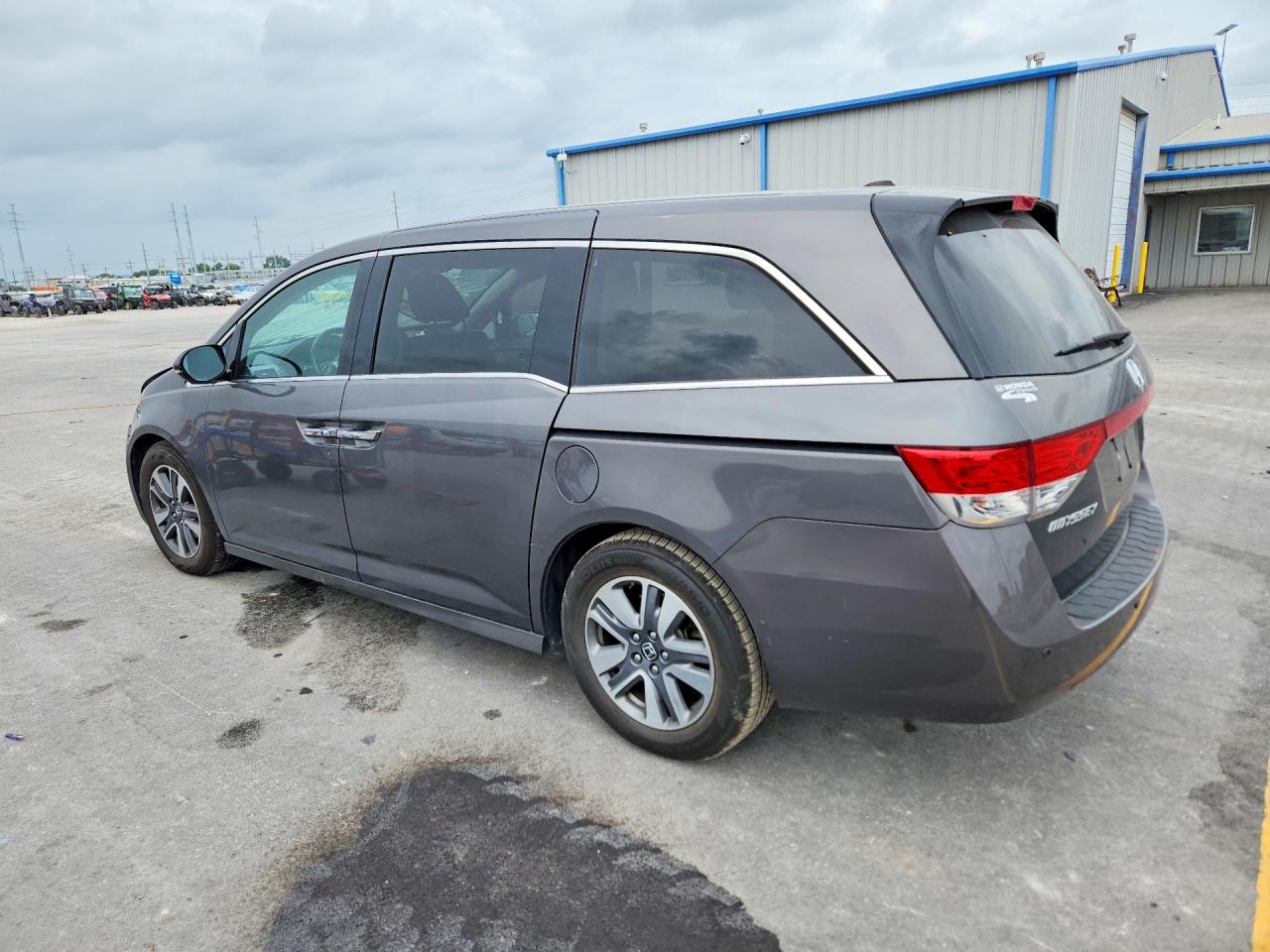 2015 Honda Odyssey Touring Gray vin: 5FNRL5H98FB091544