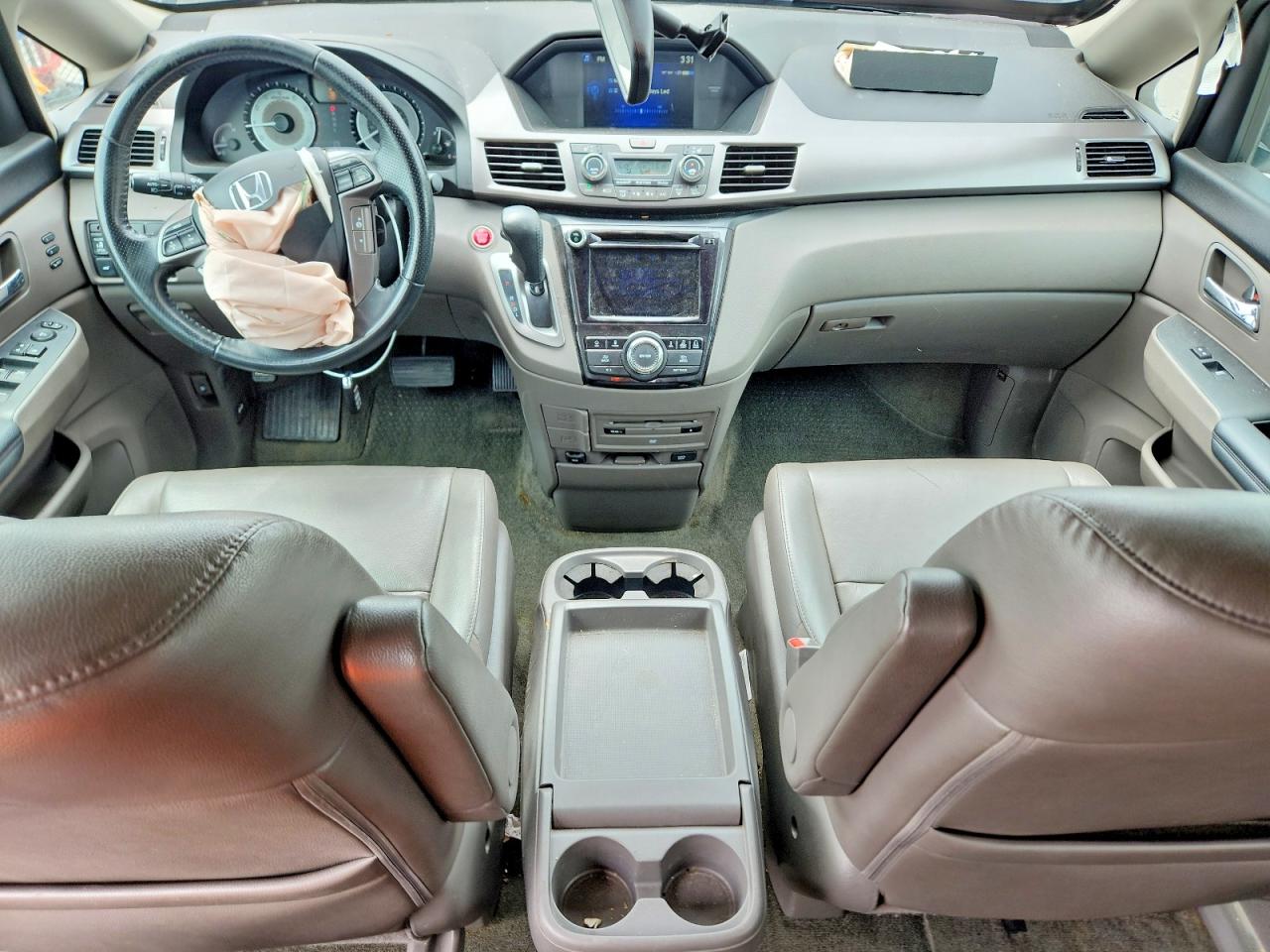 2015 Honda Odyssey Touring Gray vin: 5FNRL5H98FB091544