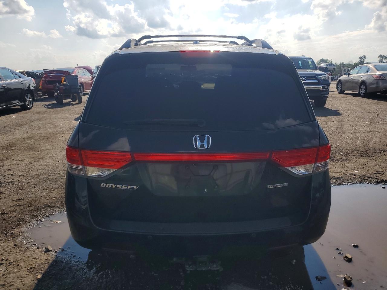2011 Honda Odyssey Touring Black vin: 5FNRL5H99BB011209