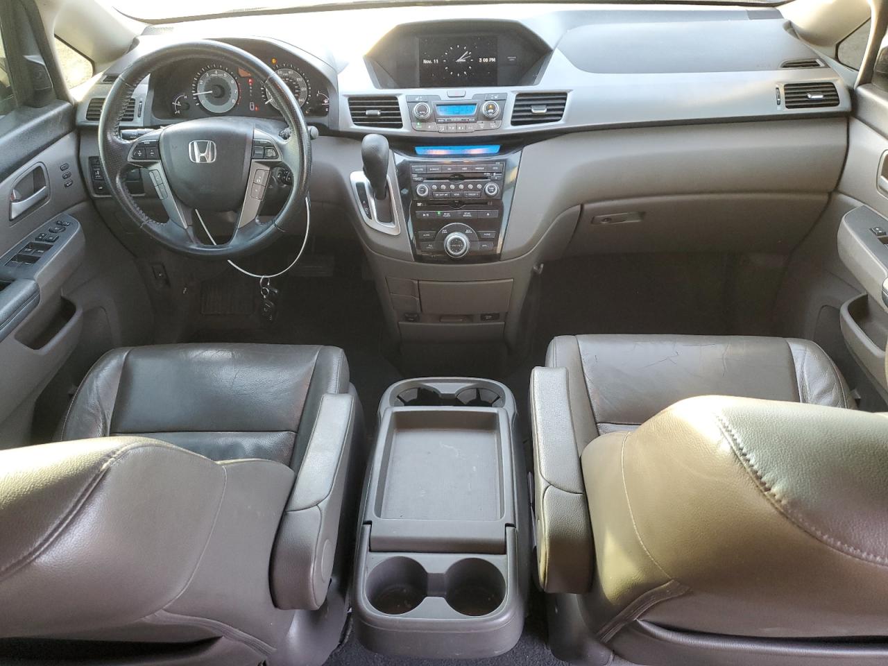 2011 Honda Odyssey Touring Black vin: 5FNRL5H99BB091532
