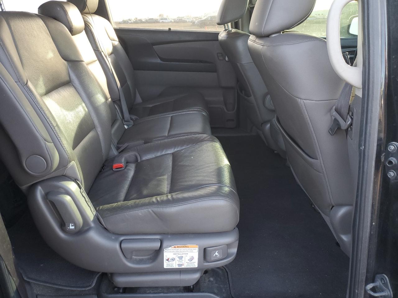 2011 Honda Odyssey Touring Black vin: 5FNRL5H99BB091532