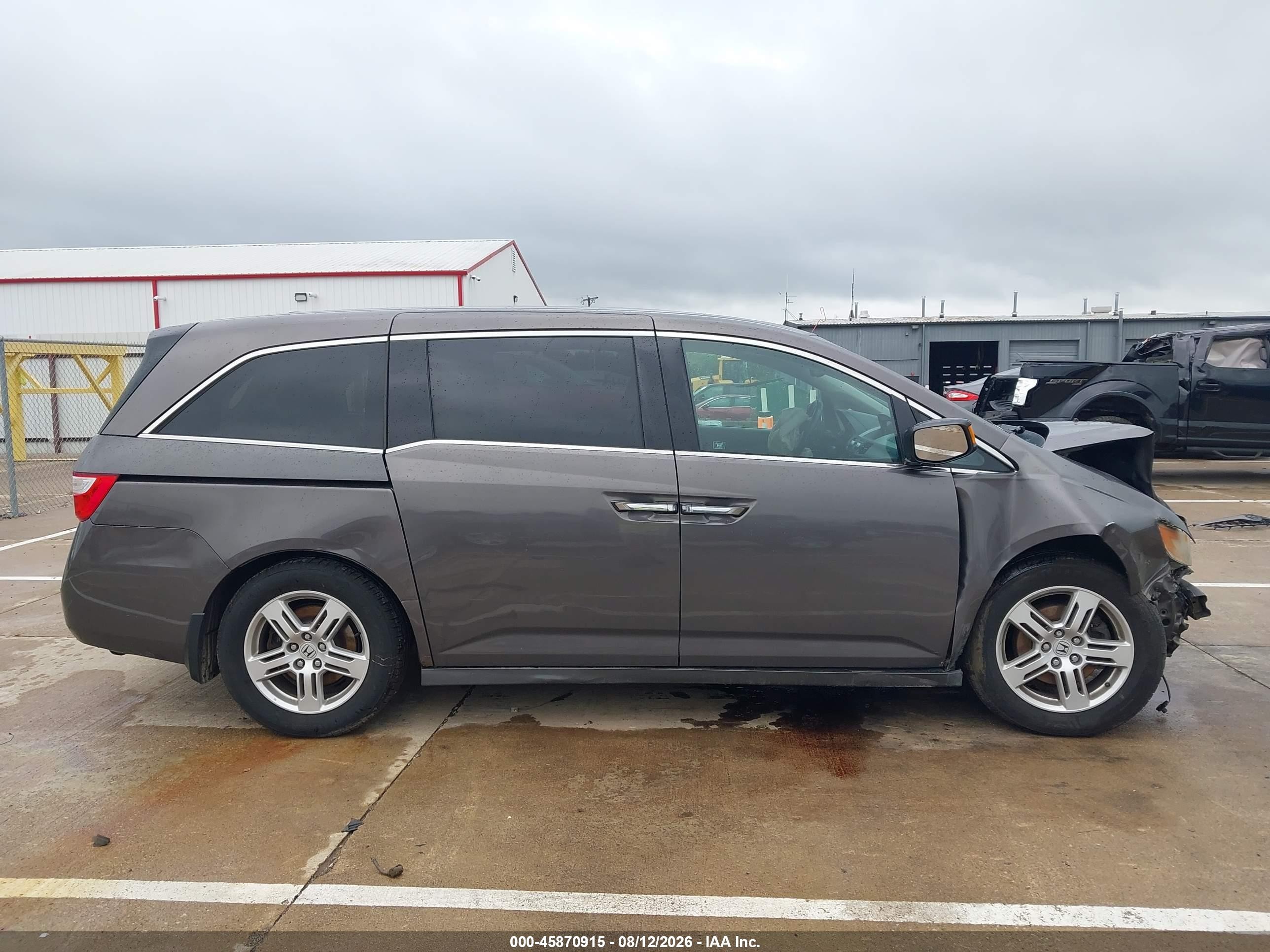 2011 Honda Odyssey Touring/touring Elite Gray vin: 5FNRL5H99BB104585