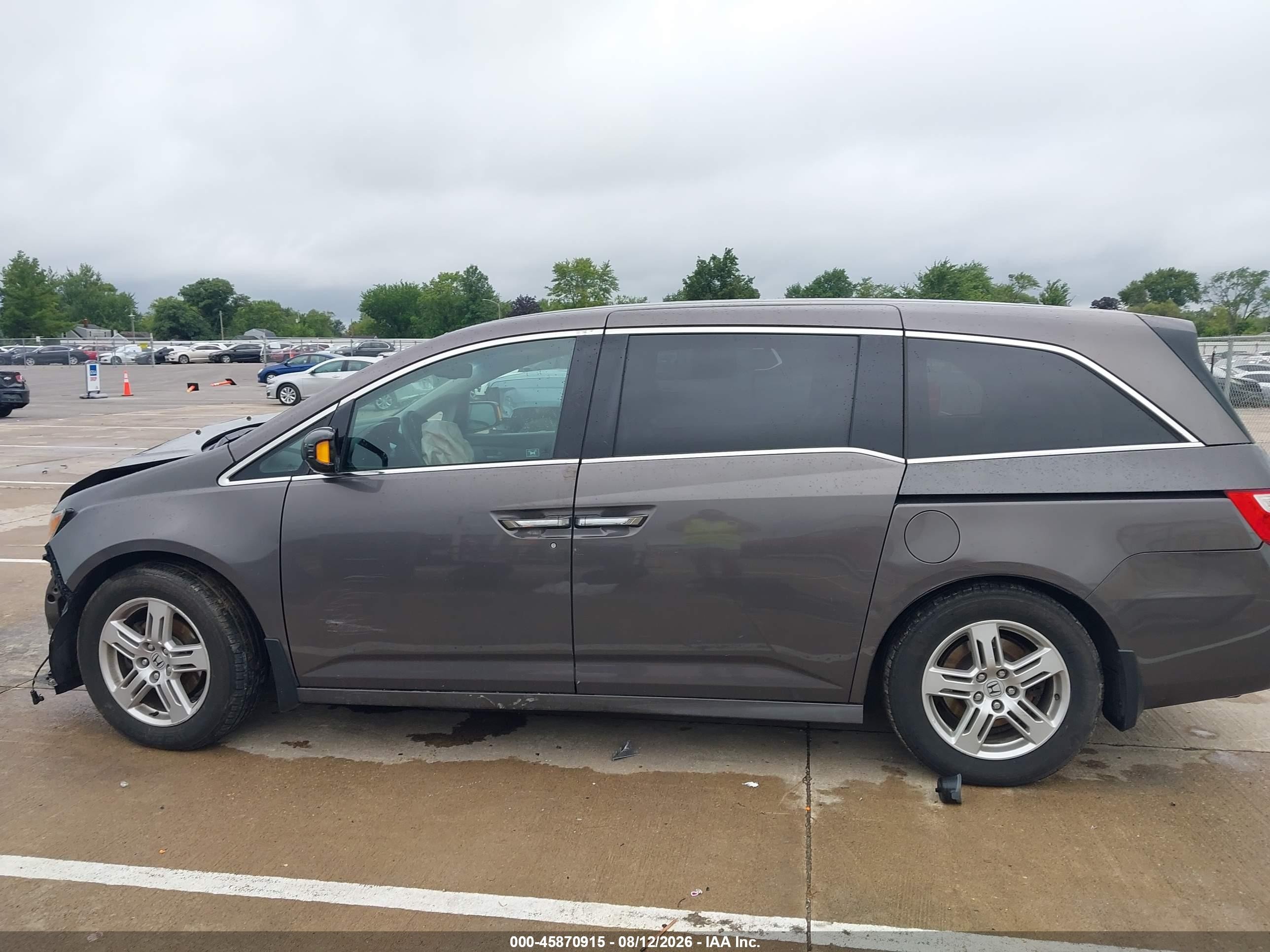 2011 Honda Odyssey Touring/touring Elite Gray vin: 5FNRL5H99BB104585