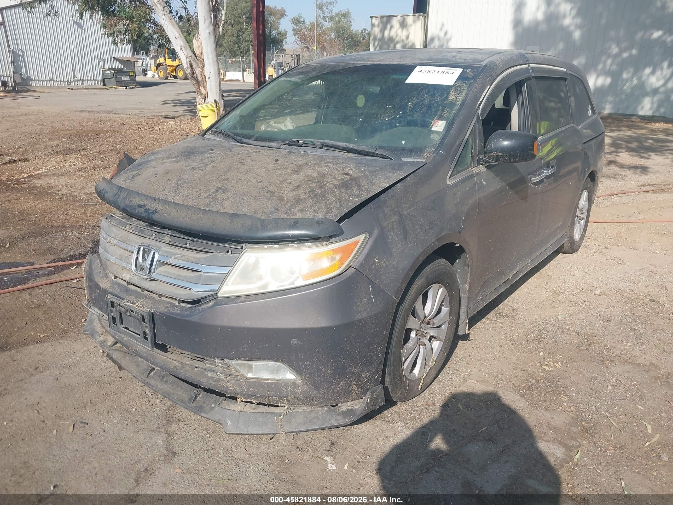 2012 Honda Odyssey Touring/touring Elite Gray vin: 5FNRL5H99CB004438