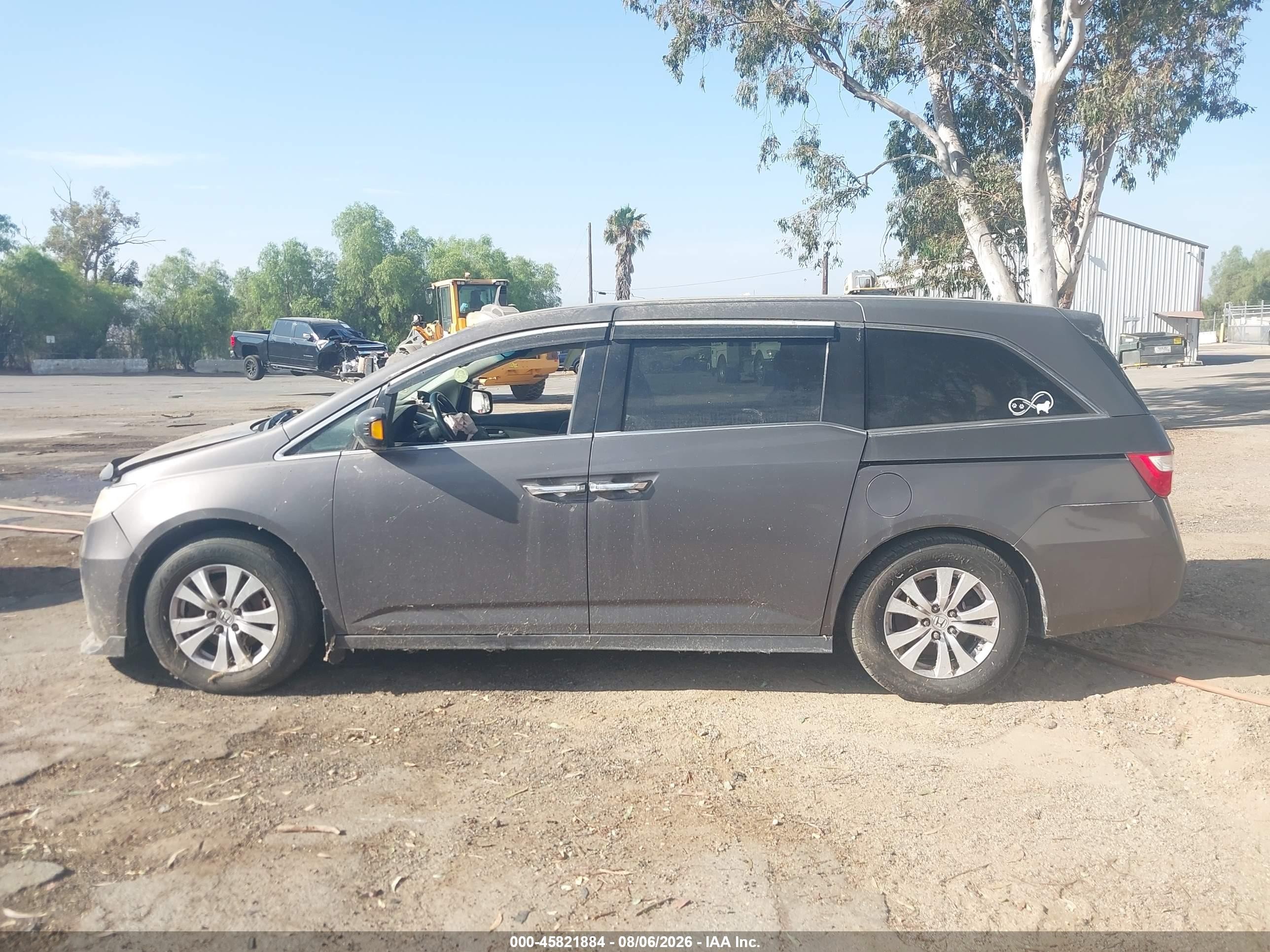 2012 Honda Odyssey Touring/touring Elite Gray vin: 5FNRL5H99CB004438