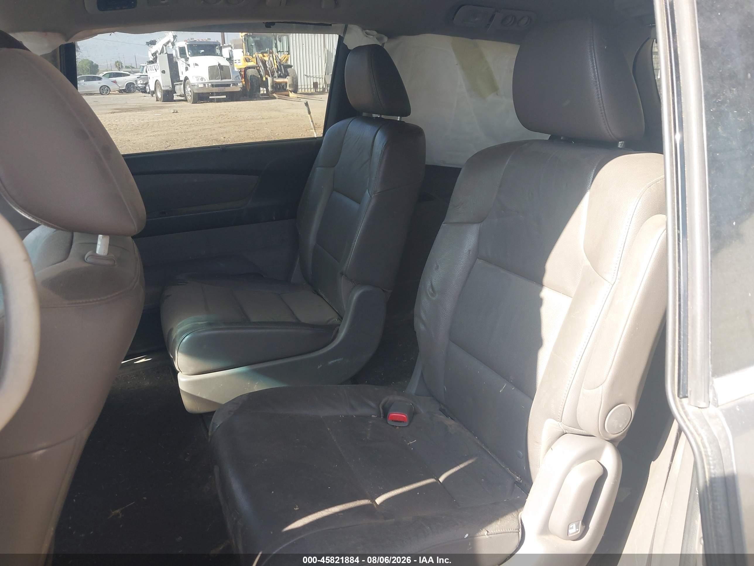 2012 Honda Odyssey Touring/touring Elite Gray vin: 5FNRL5H99CB004438