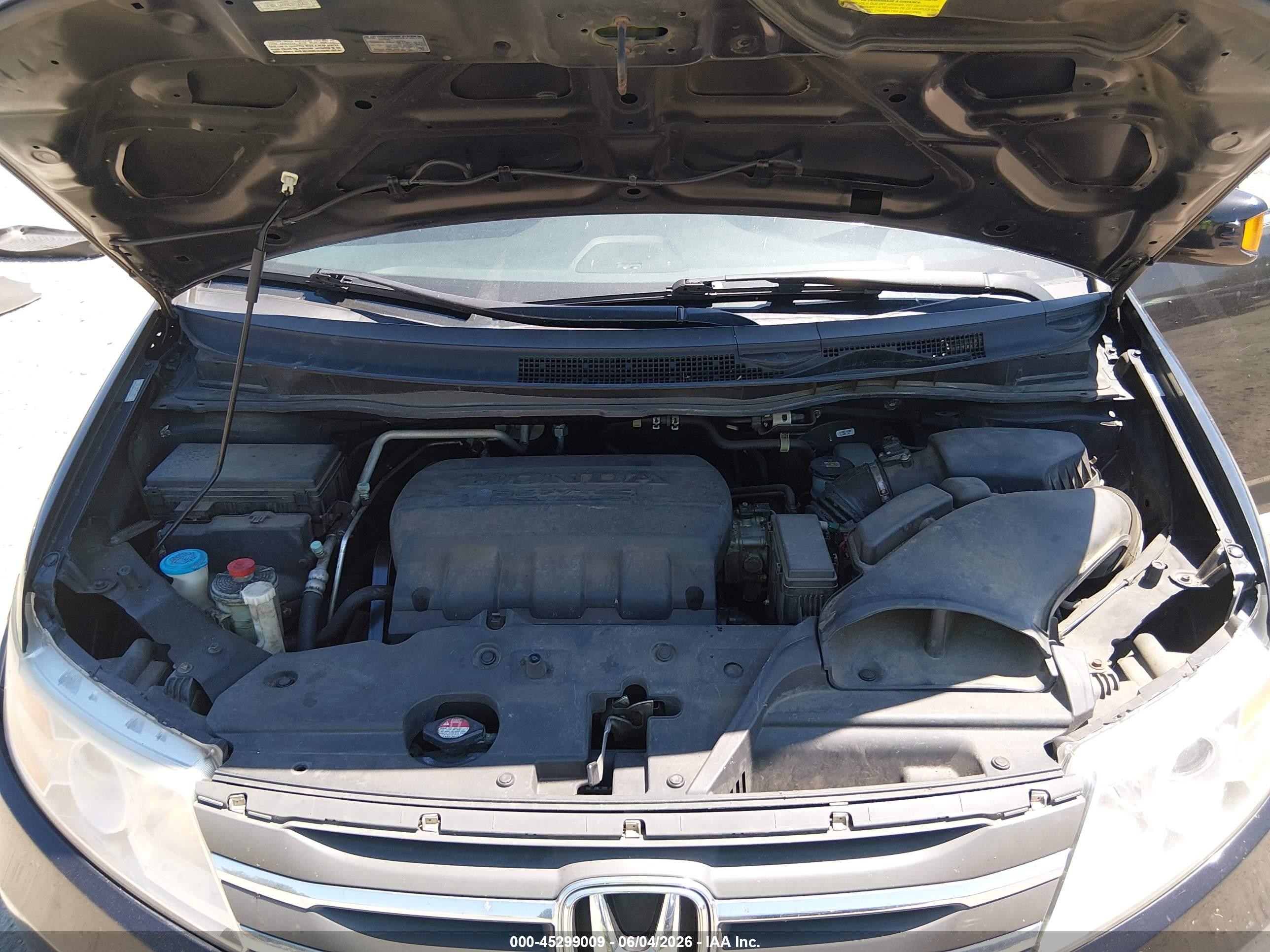 2012 Honda Odyssey Touring/touring Elite Black vin: 5FNRL5H99CB033485