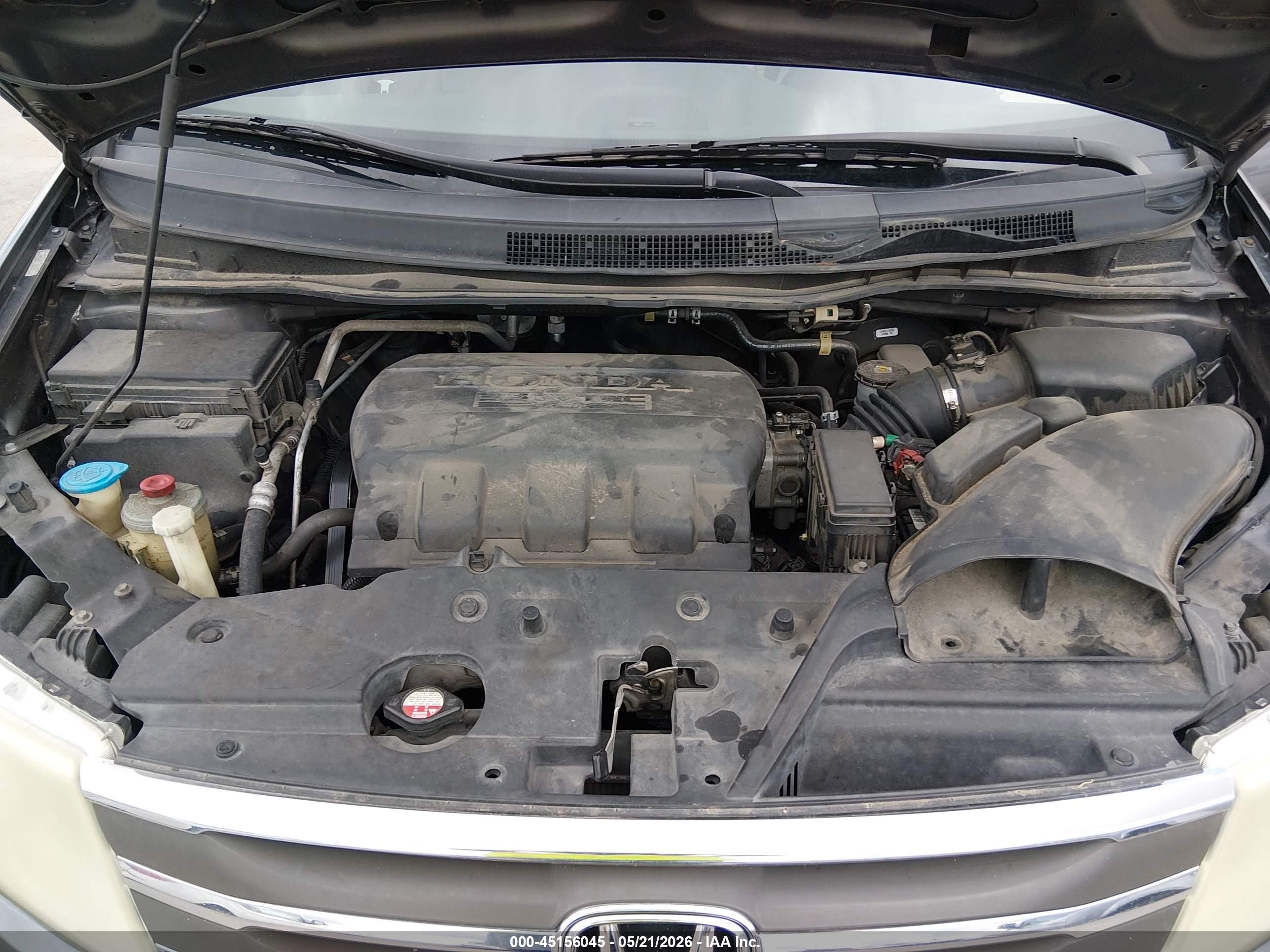 2012 Honda Odyssey Touring/touring Elite Gray vin: 5FNRL5H99CB044602