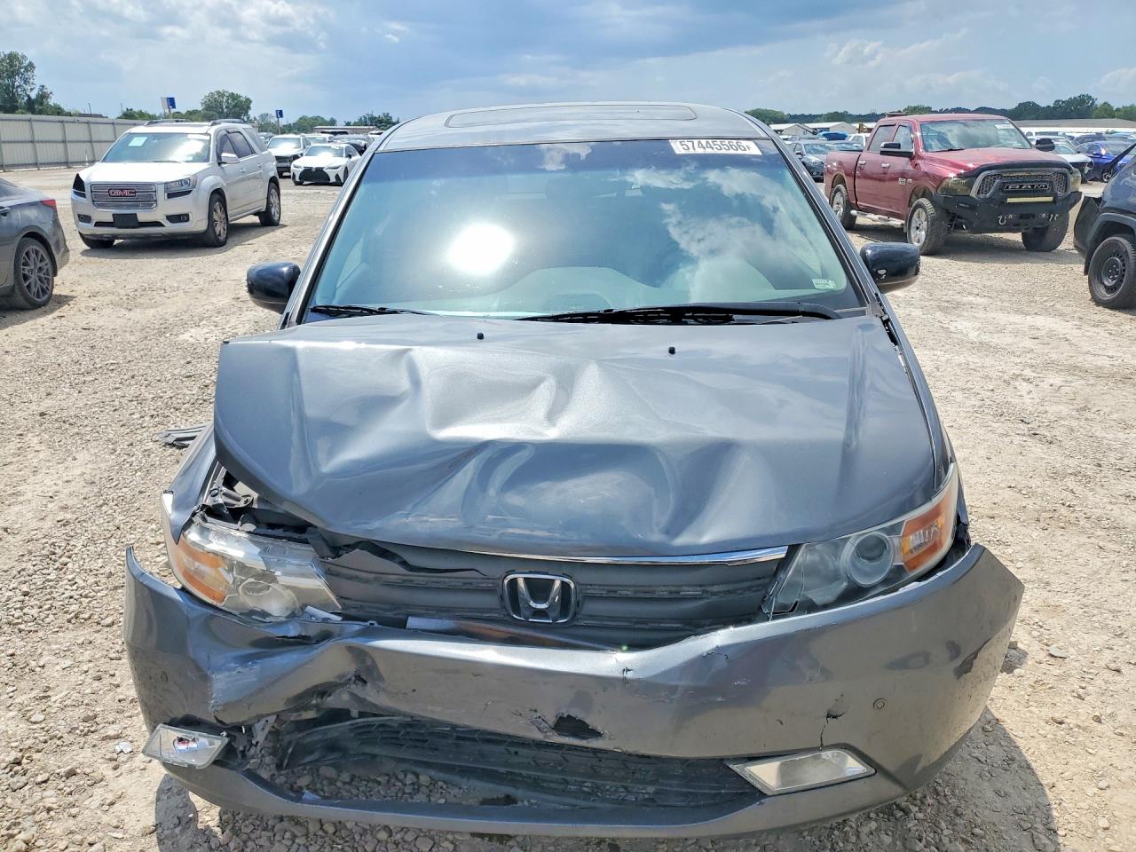 2012 Honda Odyssey Touring Серый vin: 5FNRL5H99CB060105
