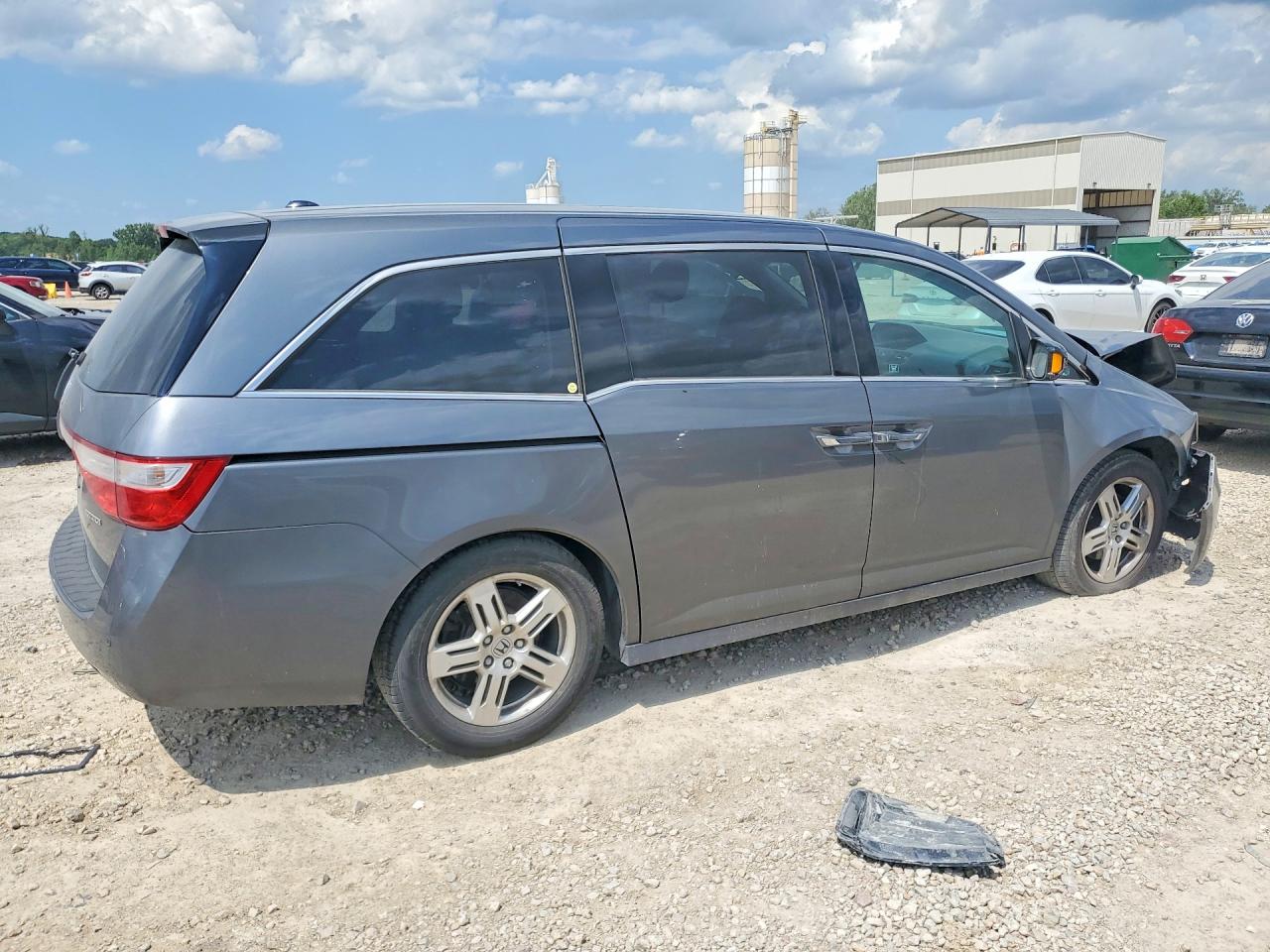 2012 Honda Odyssey Touring Серый vin: 5FNRL5H99CB060105