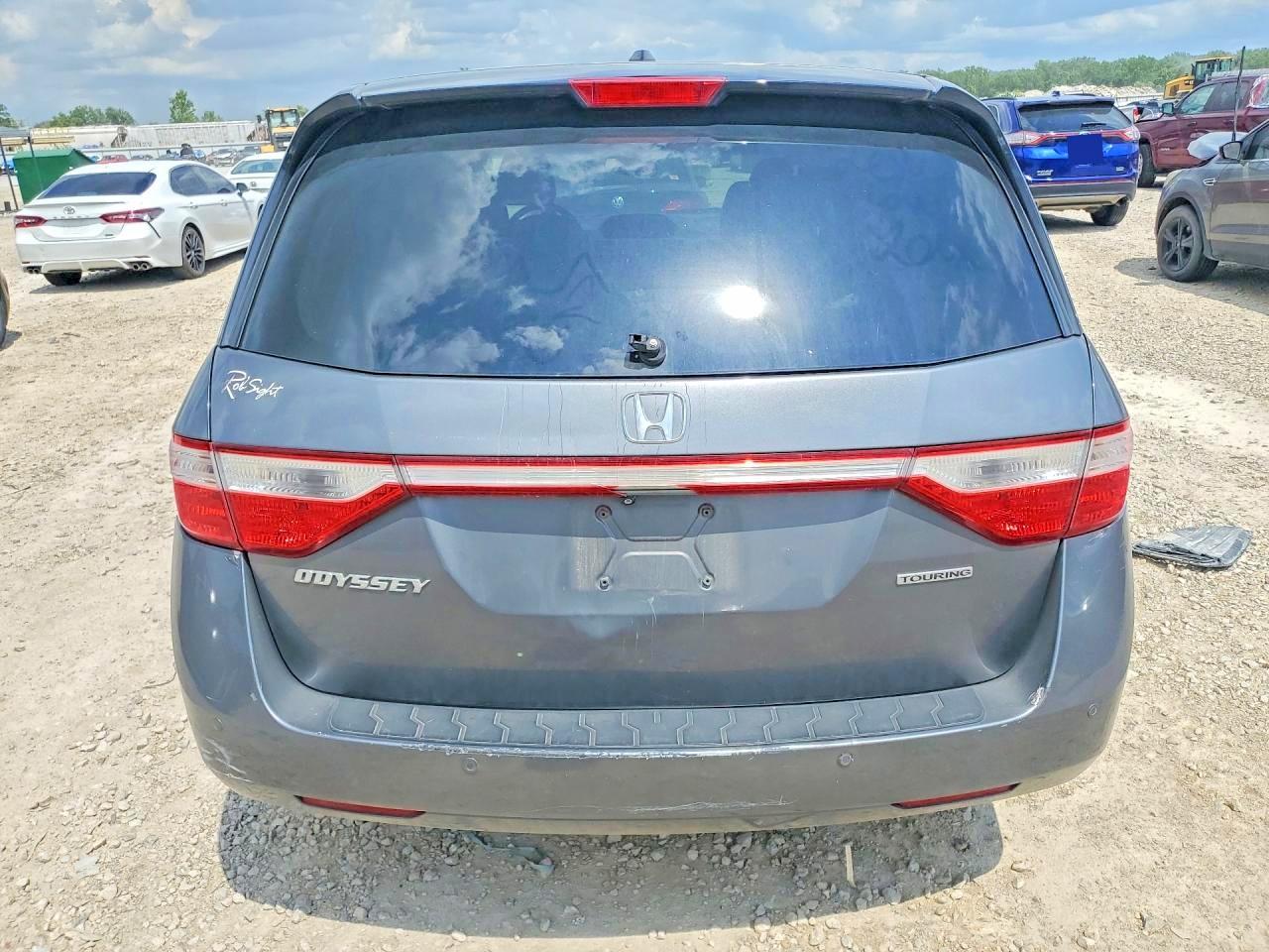 2012 Honda Odyssey Touring Серый vin: 5FNRL5H99CB060105