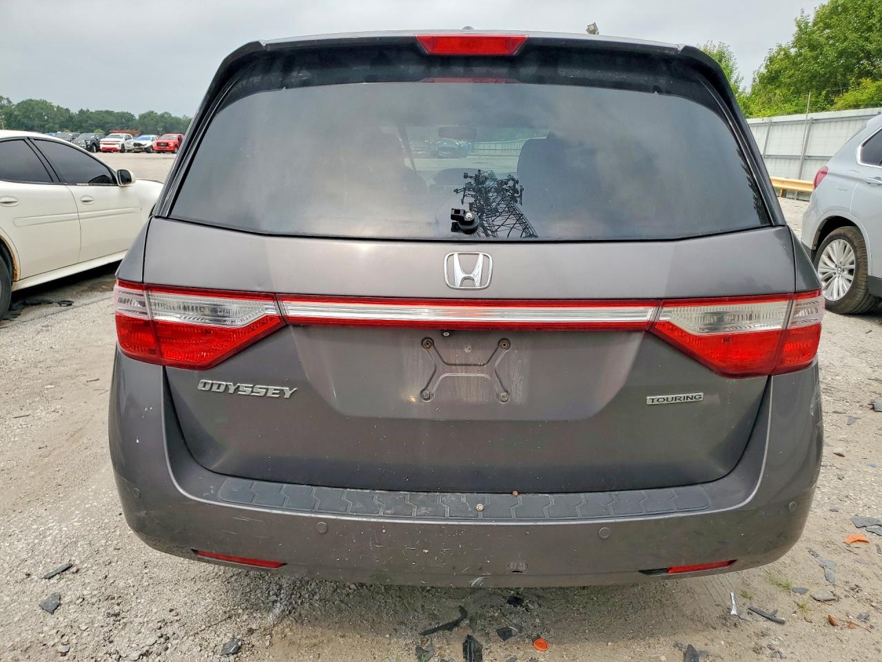 2012 Honda Odyssey Touring Gray vin: 5FNRL5H99CB071718