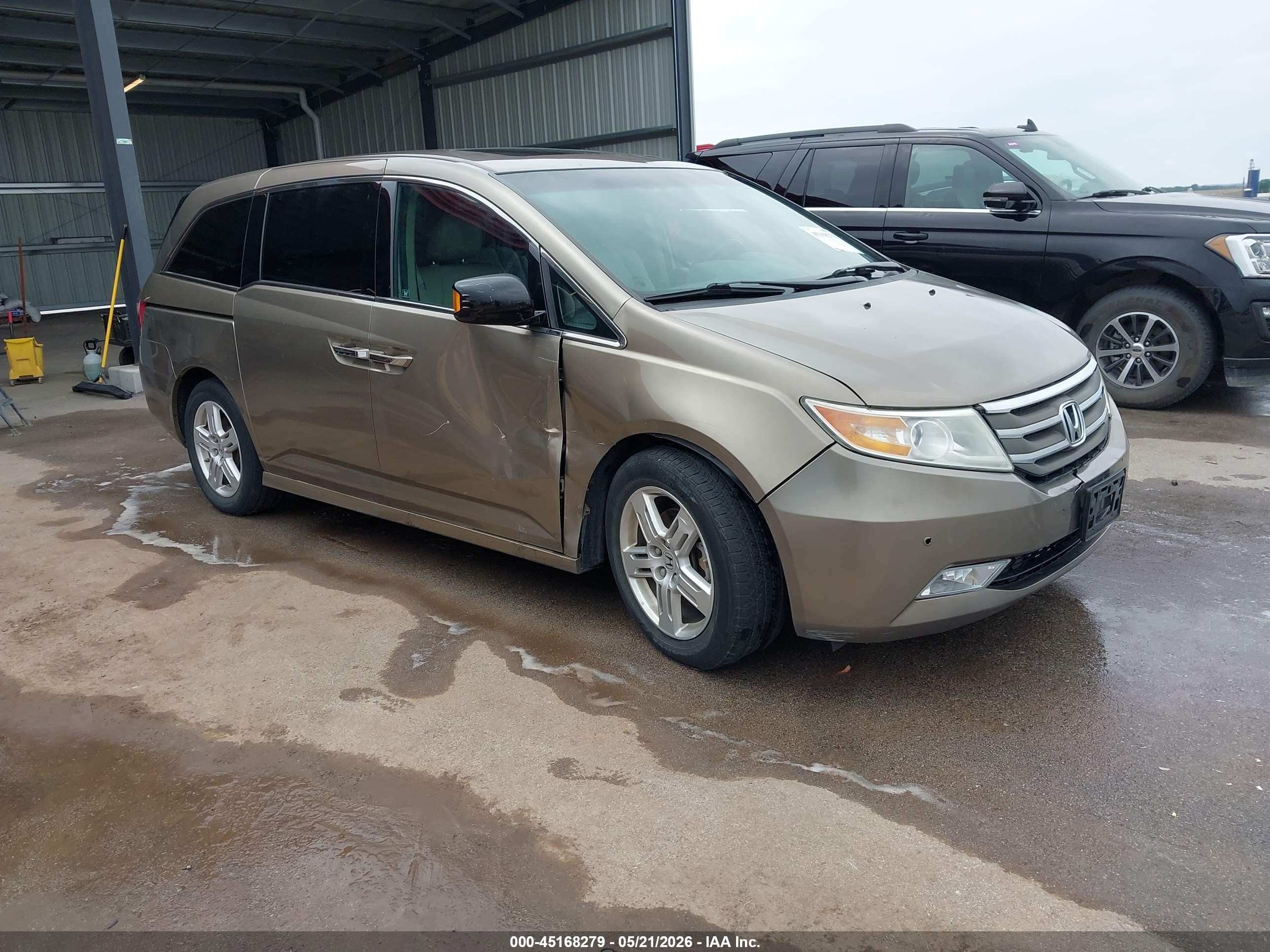 2012 Honda Odyssey Touring/touring Elite Brown vin: 5FNRL5H99CB071962