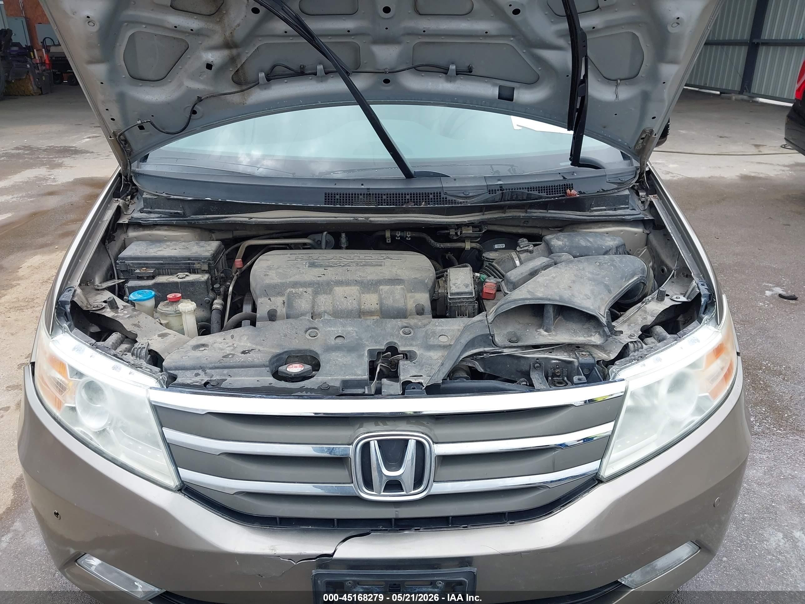 2012 Honda Odyssey Touring/touring Elite Brown vin: 5FNRL5H99CB071962