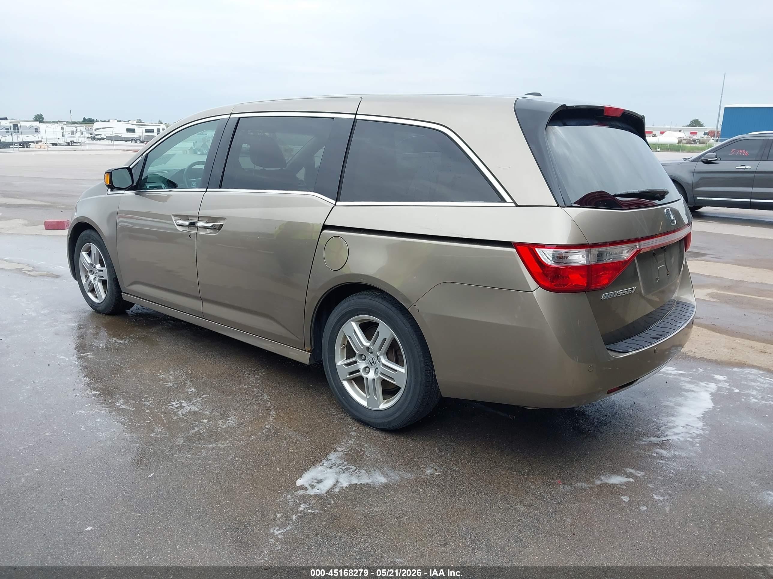 2012 Honda Odyssey Touring/touring Elite Brown vin: 5FNRL5H99CB071962