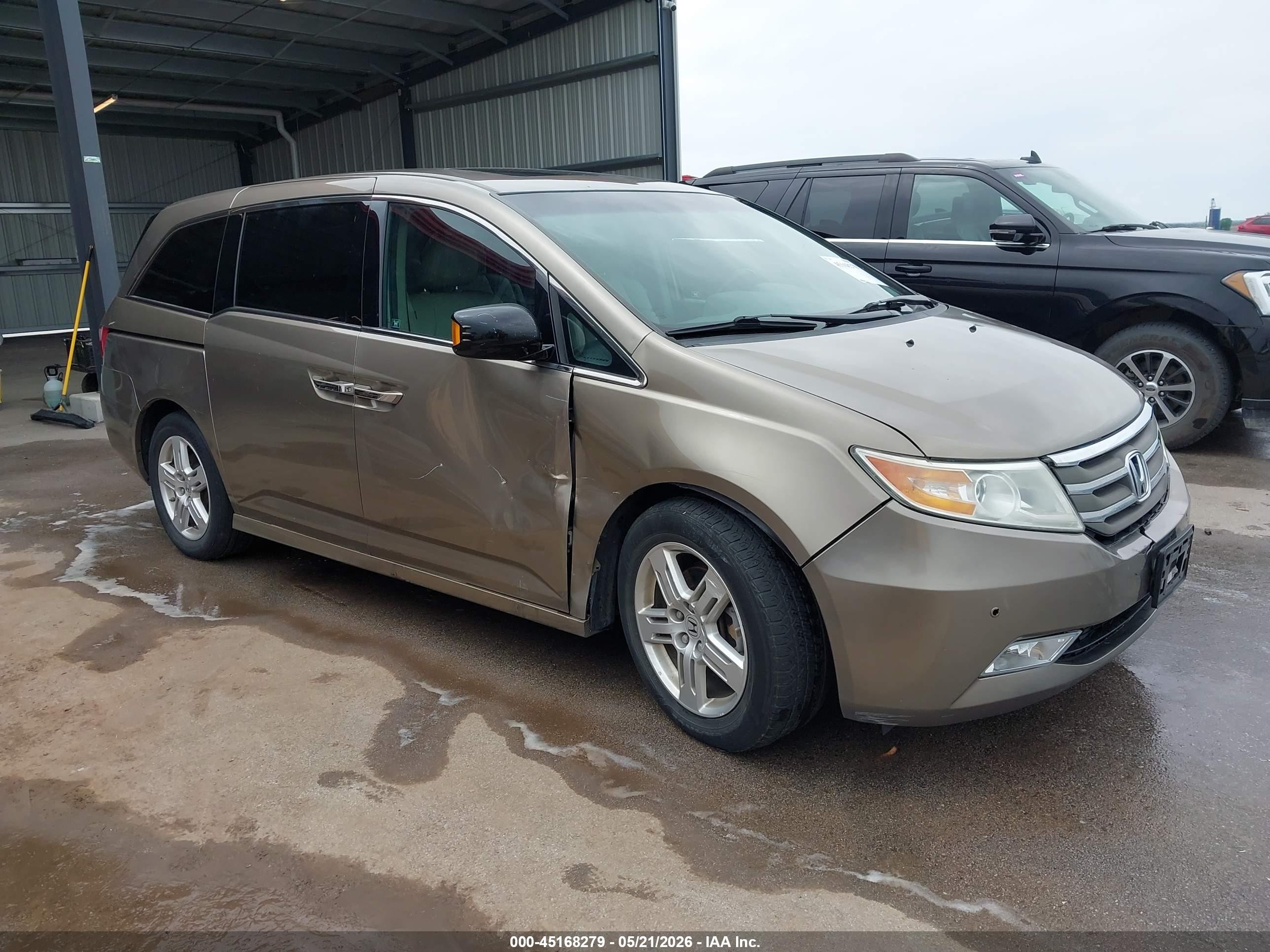 2012 Honda Odyssey Touring/touring Elite Brown vin: 5FNRL5H99CB071962