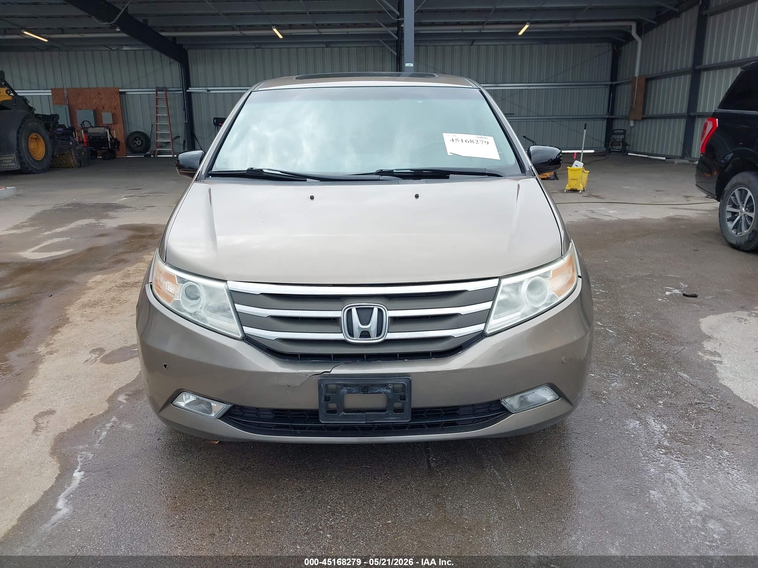 2012 Honda Odyssey Touring/touring Elite Brown vin: 5FNRL5H99CB071962