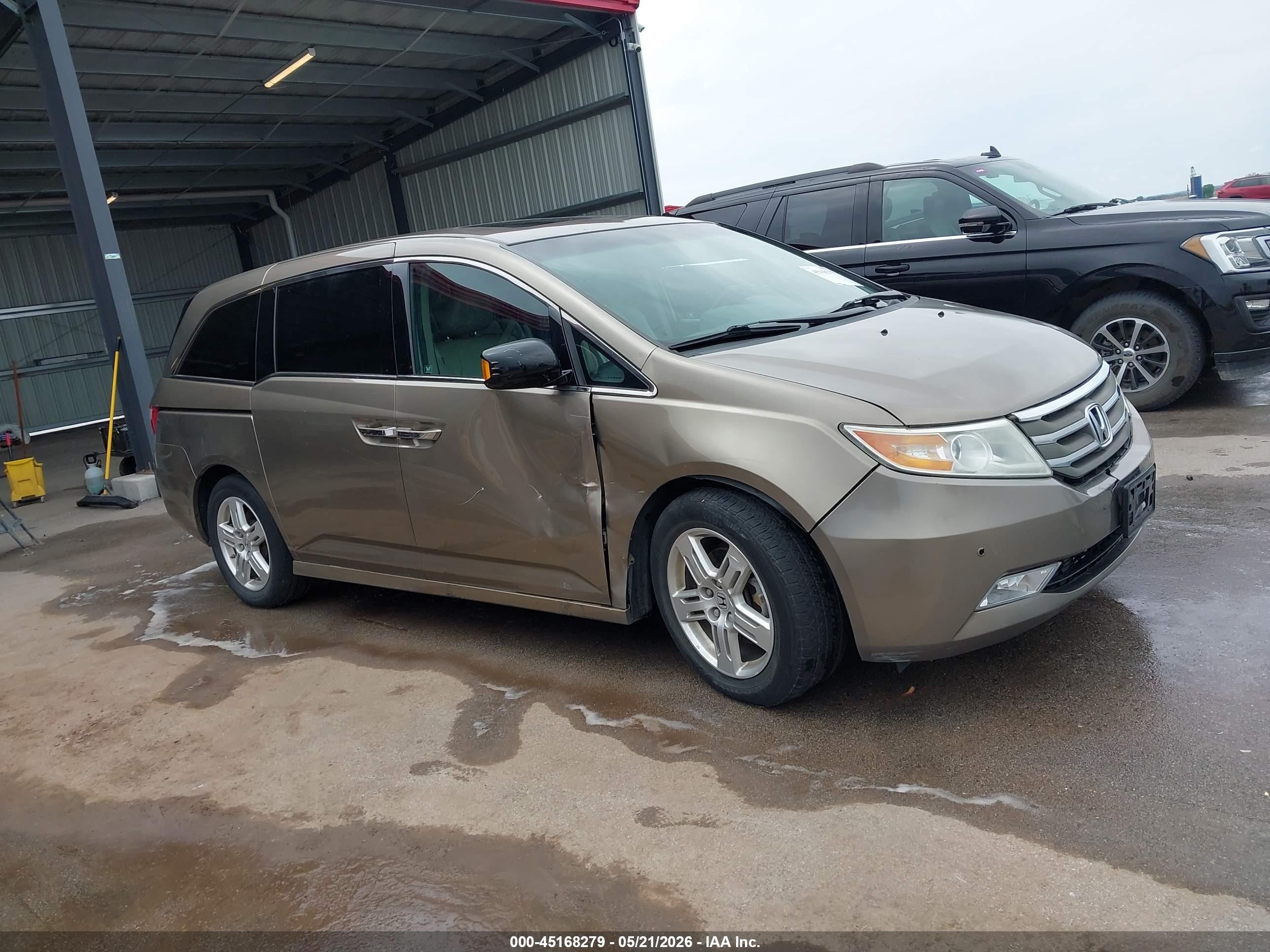 2012 Honda Odyssey Touring/touring Elite Brown vin: 5FNRL5H99CB071962