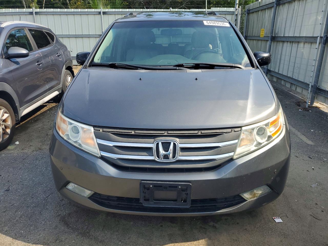 2012 Honda Odyssey Touring Gray vin: 5FNRL5H99CB075381