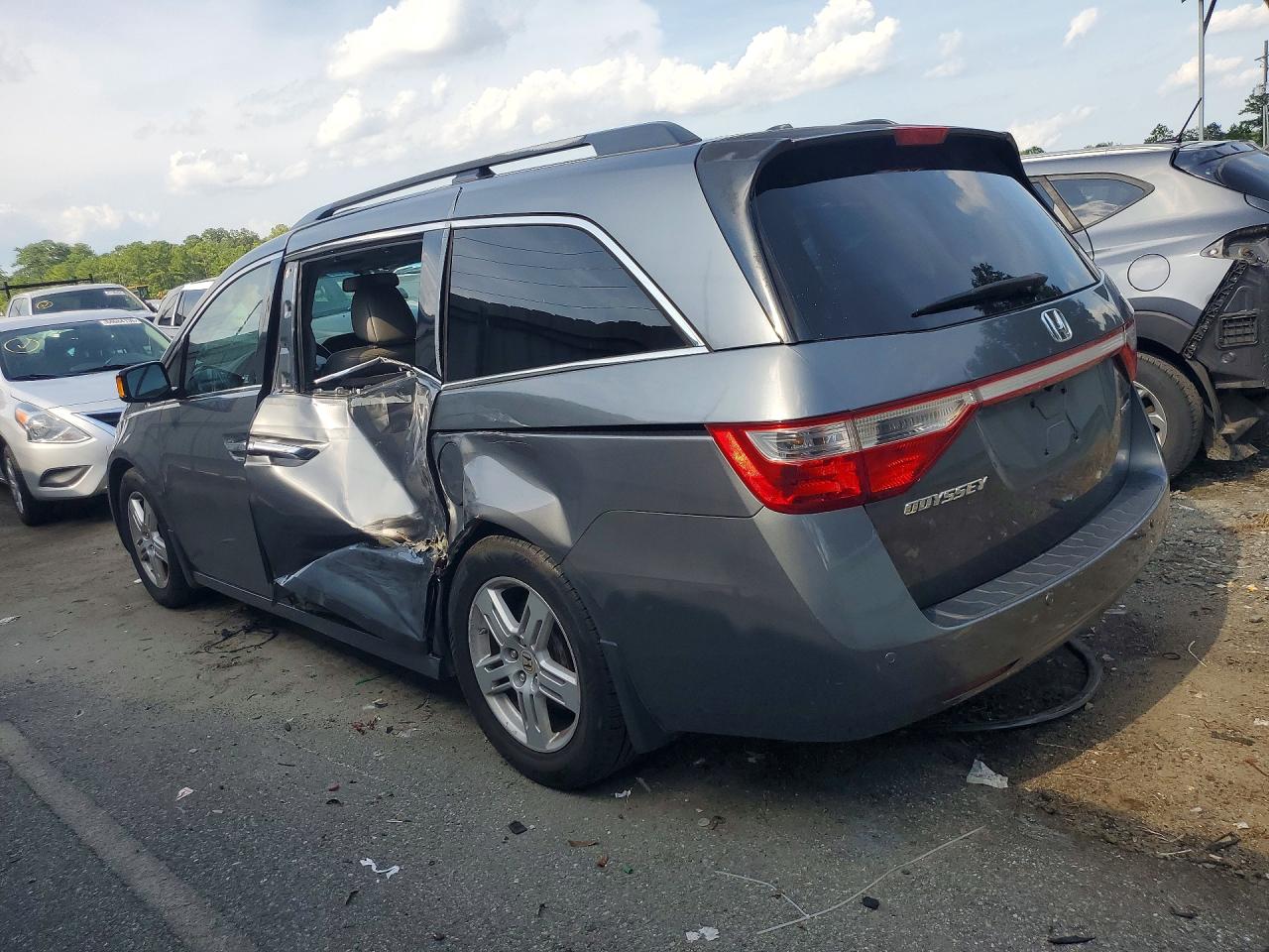 2012 Honda Odyssey Touring Gray vin: 5FNRL5H99CB075381