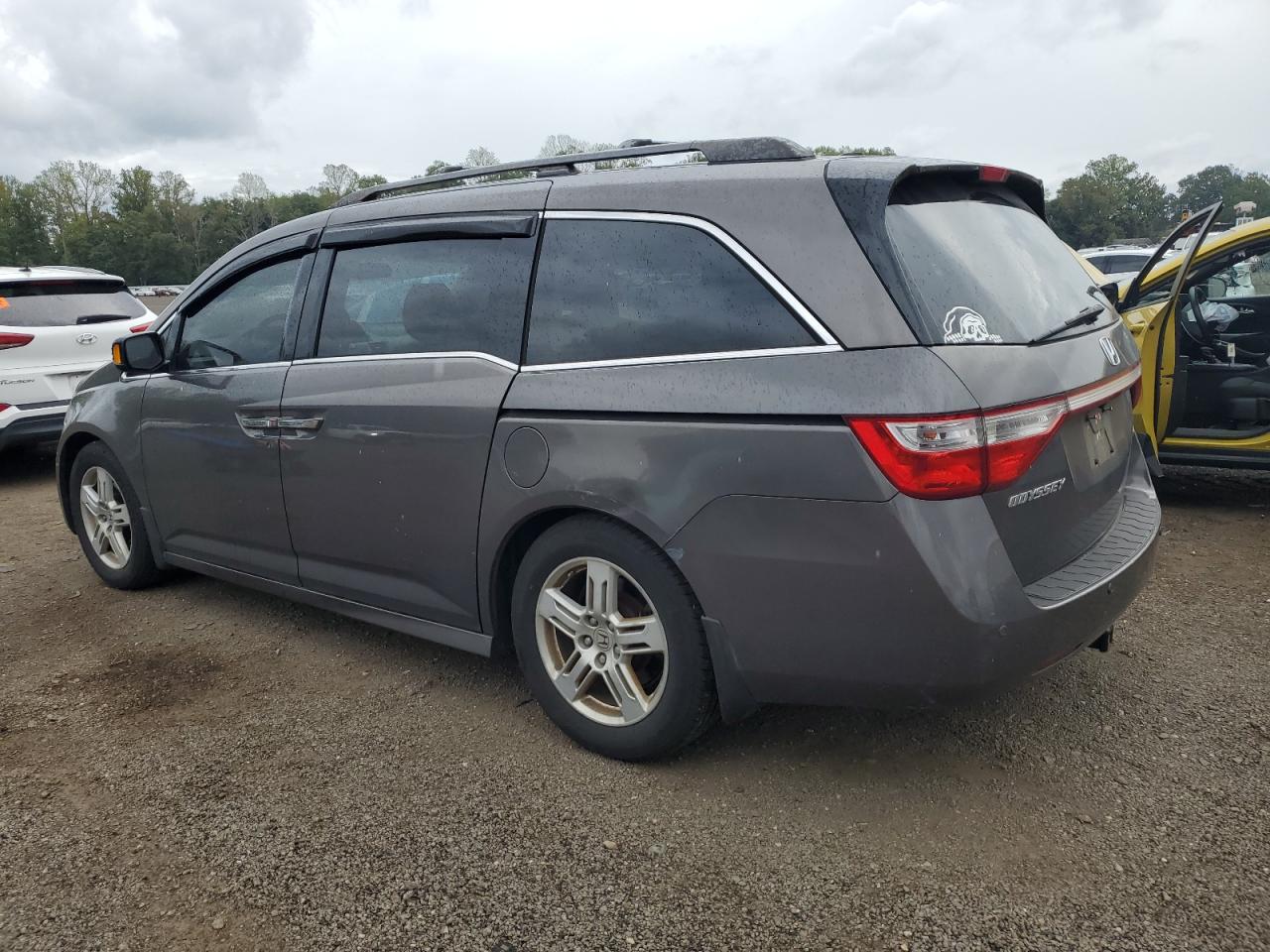 2012 Honda Odyssey Touring Серый vin: 5FNRL5H99CB136826