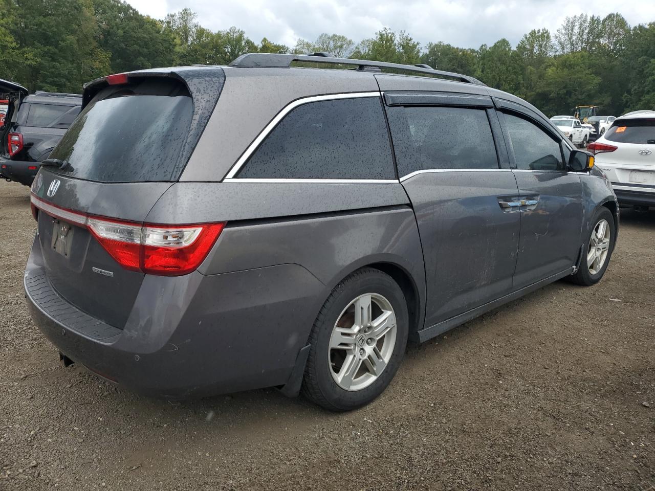 2012 Honda Odyssey Touring Серый vin: 5FNRL5H99CB136826