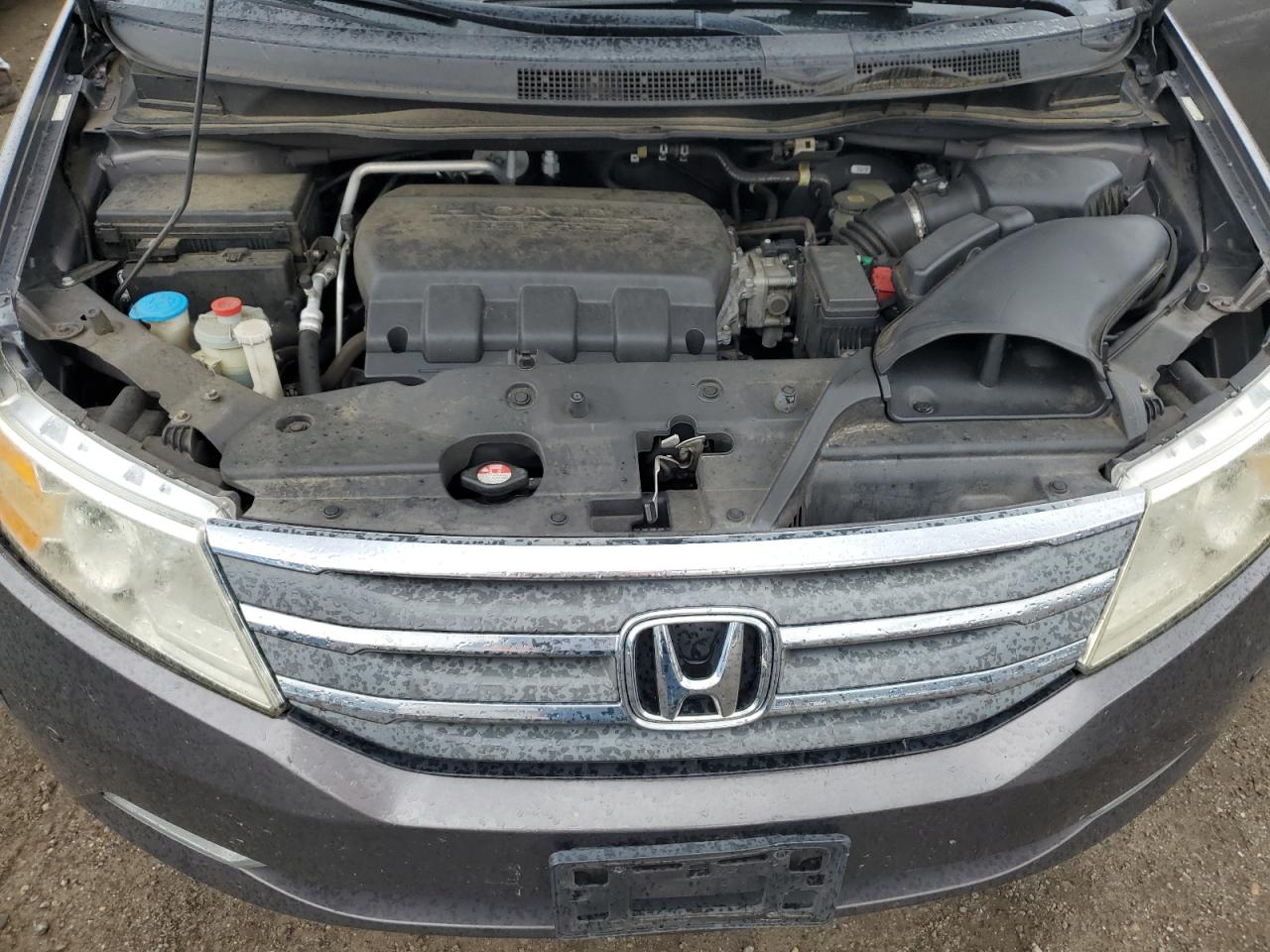 2012 Honda Odyssey Touring Серый vin: 5FNRL5H99CB136826