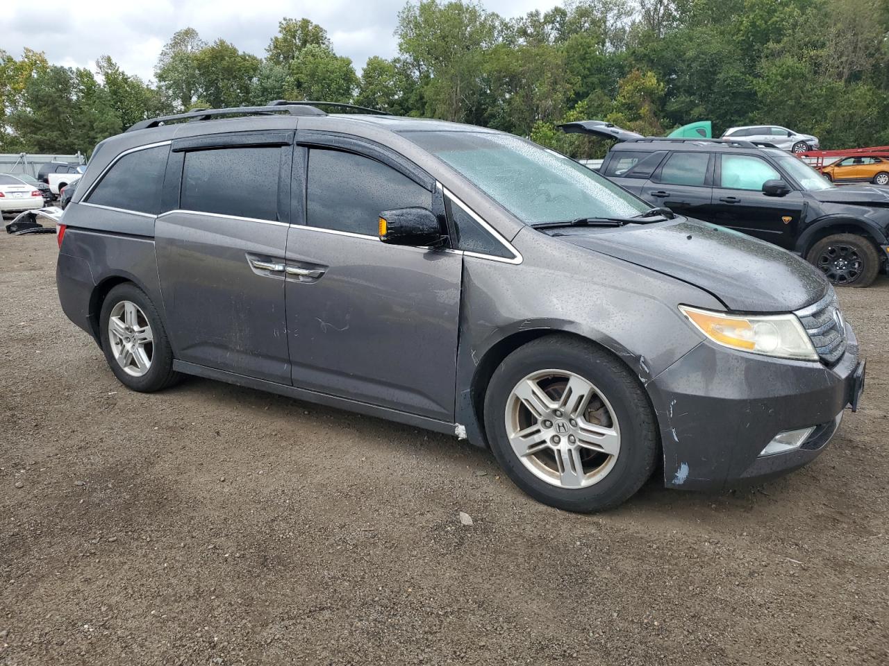 2012 Honda Odyssey Touring Серый vin: 5FNRL5H99CB136826