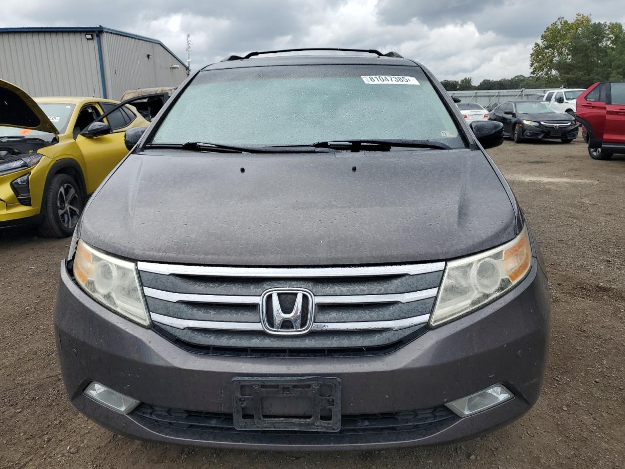 2012 Honda Odyssey Touring Серый vin: 5FNRL5H99CB136826