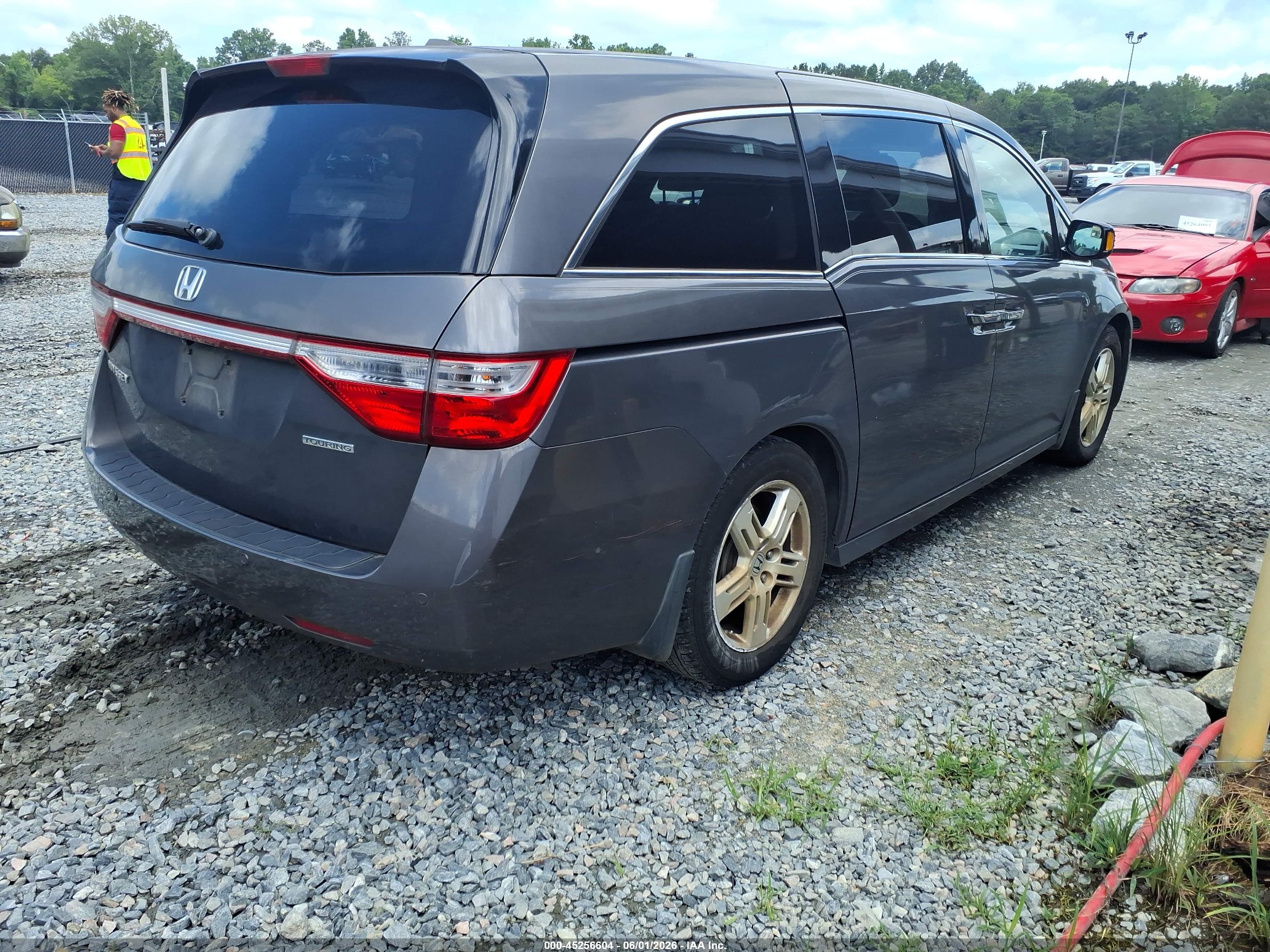 2013 Honda Odyssey Touring/touring Elite Gray vin: 5FNRL5H99DB004263