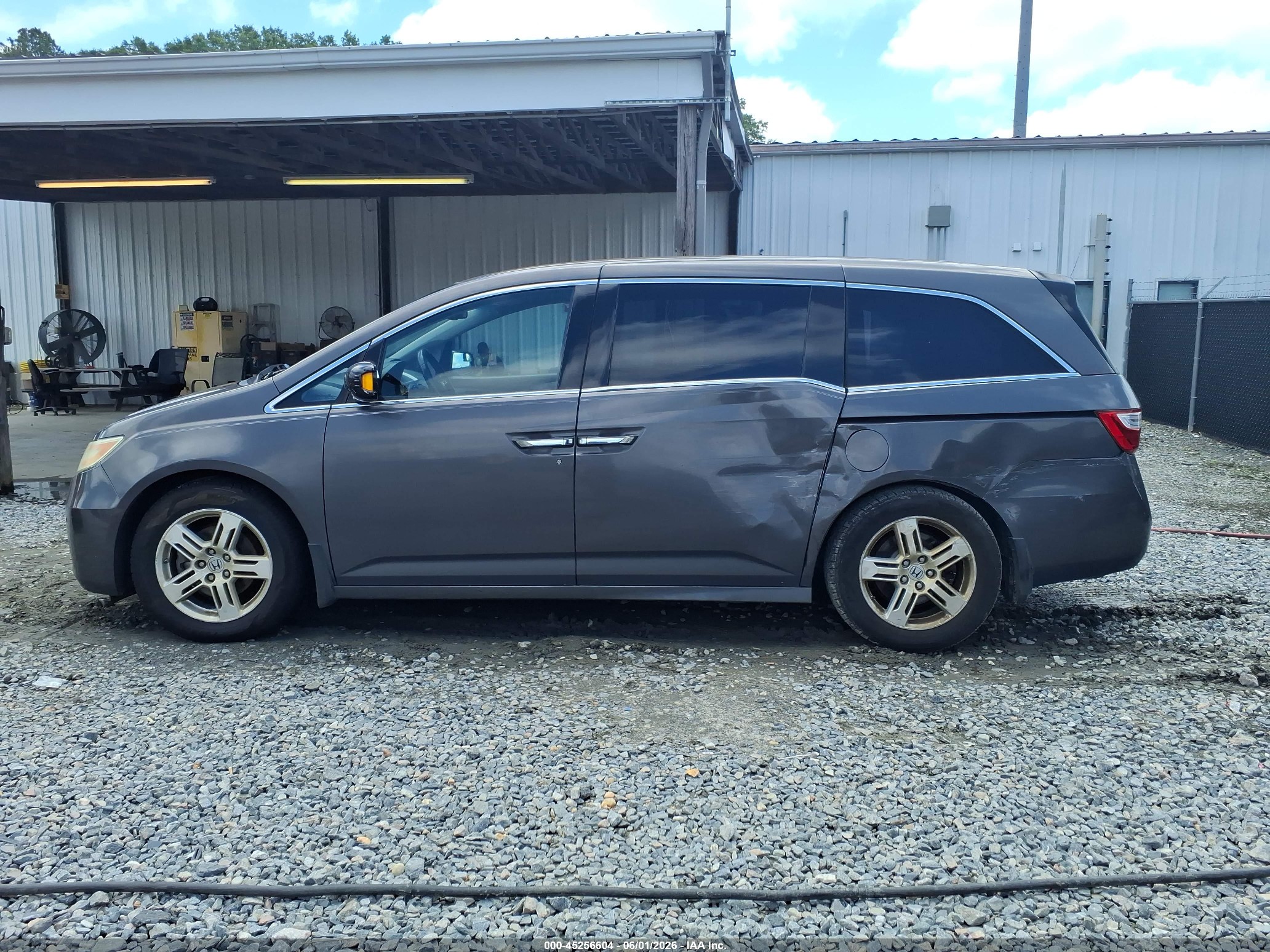 2013 Honda Odyssey Touring/touring Elite Gray vin: 5FNRL5H99DB004263