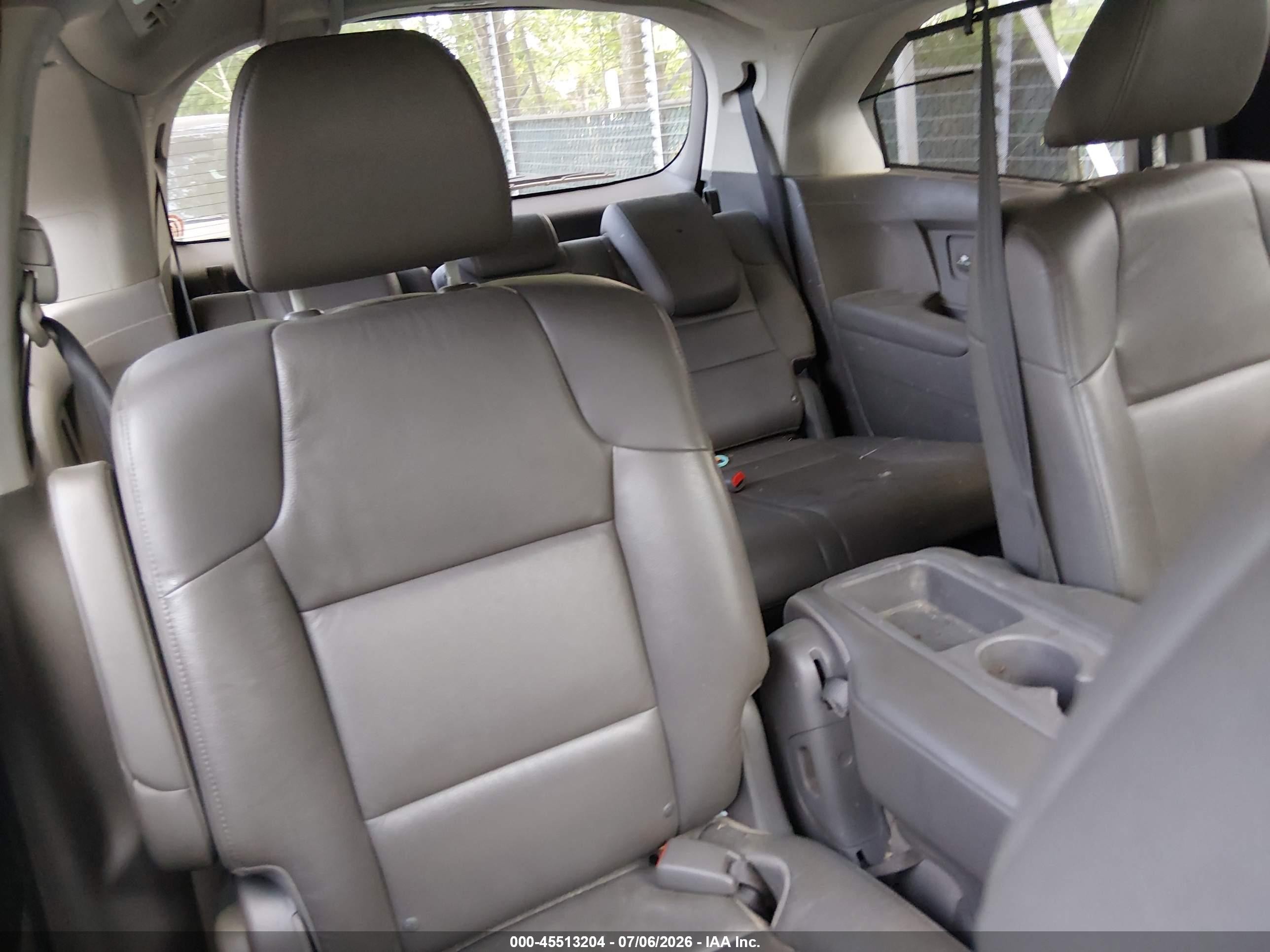 2013 Honda Odyssey Touring/touring Elite Gray vin: 5FNRL5H99DB011570
