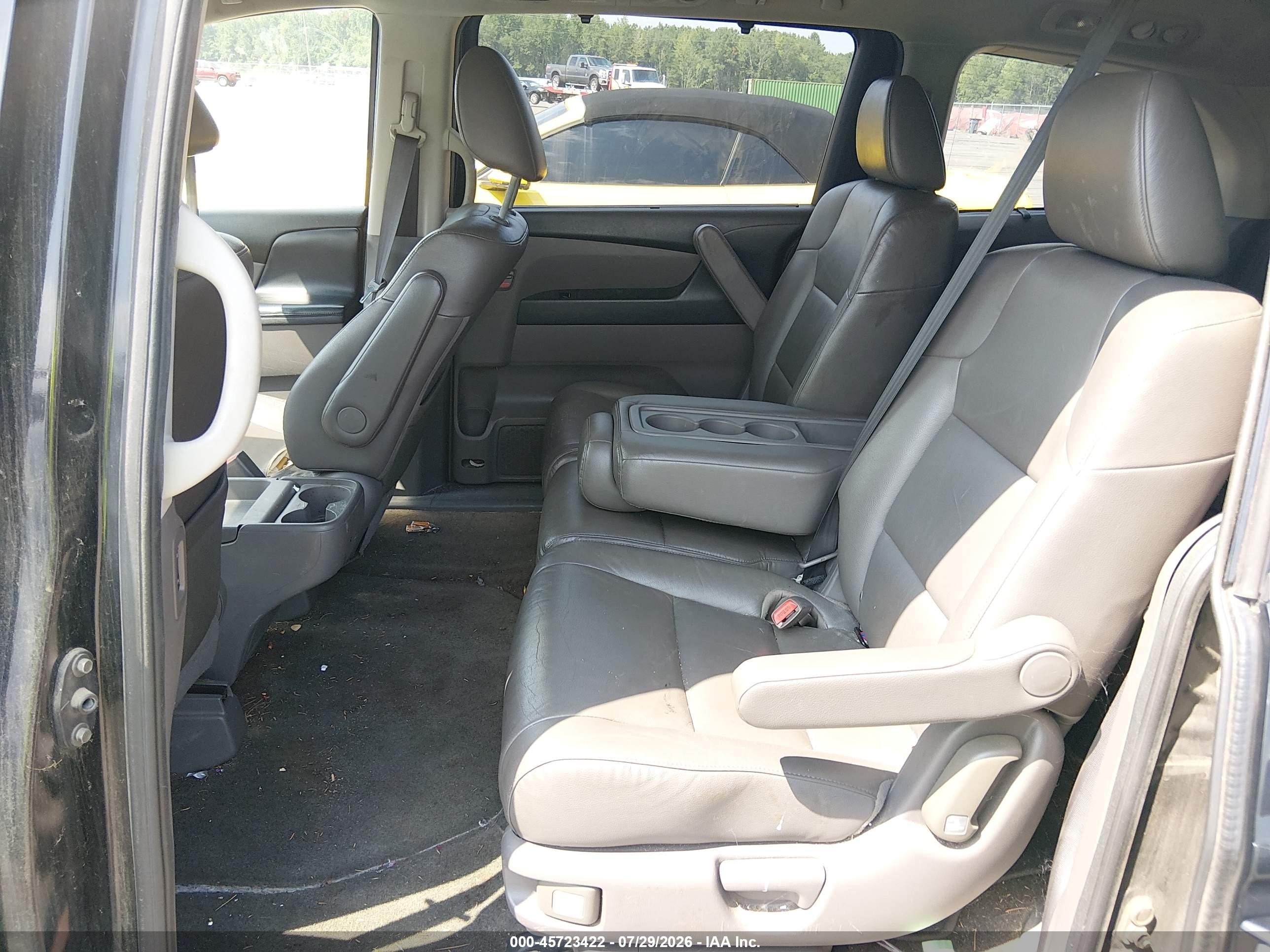 2013 Honda Odyssey Touring/touring Elite Black vin: 5FNRL5H99DB087337