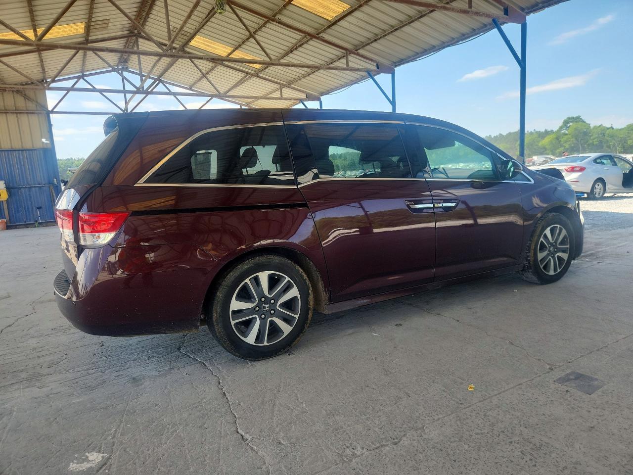 2014 Honda Odyssey Touring Black vin: 5FNRL5H99EB021937