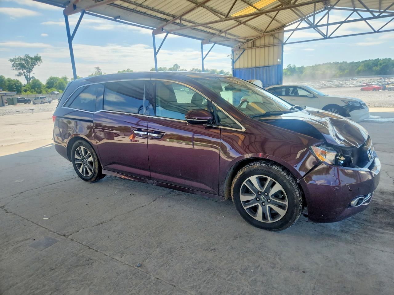 2014 Honda Odyssey Touring Black vin: 5FNRL5H99EB021937