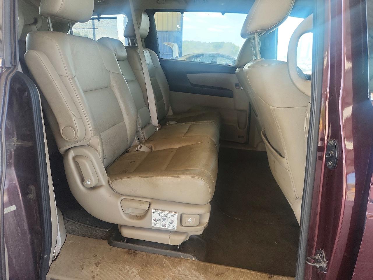 2014 Honda Odyssey Touring Black vin: 5FNRL5H99EB021937