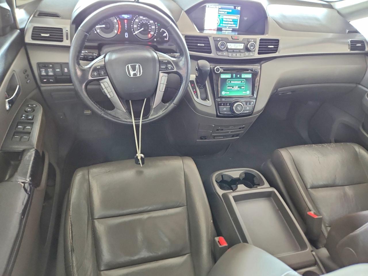 2014 Honda Odyssey Touring Белый vin: 5FNRL5H99EB042402