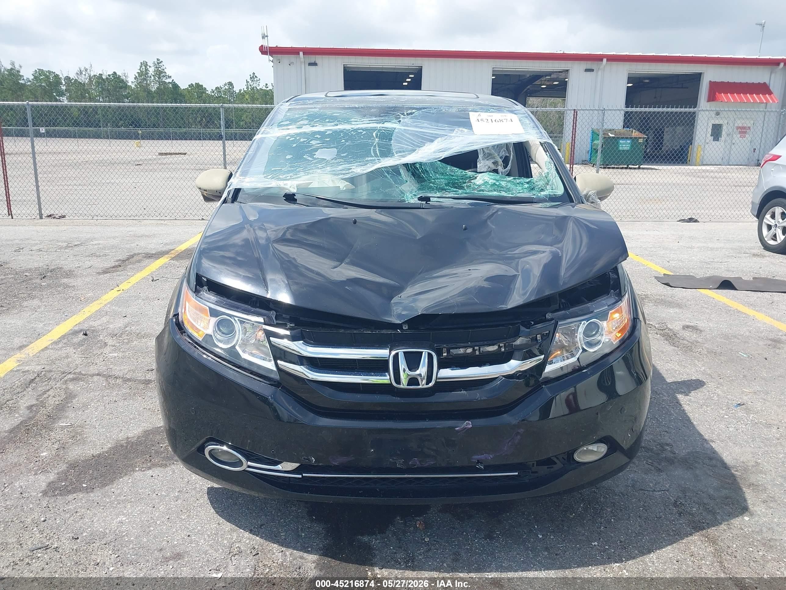 2014 Honda Odyssey Touring/touring Elite Black vin: 5FNRL5H99EB074993