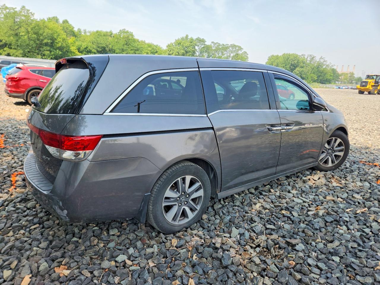 2014 Honda Odyssey Touring/touring Elite Gray vin: 5FNRL5H99EB111640