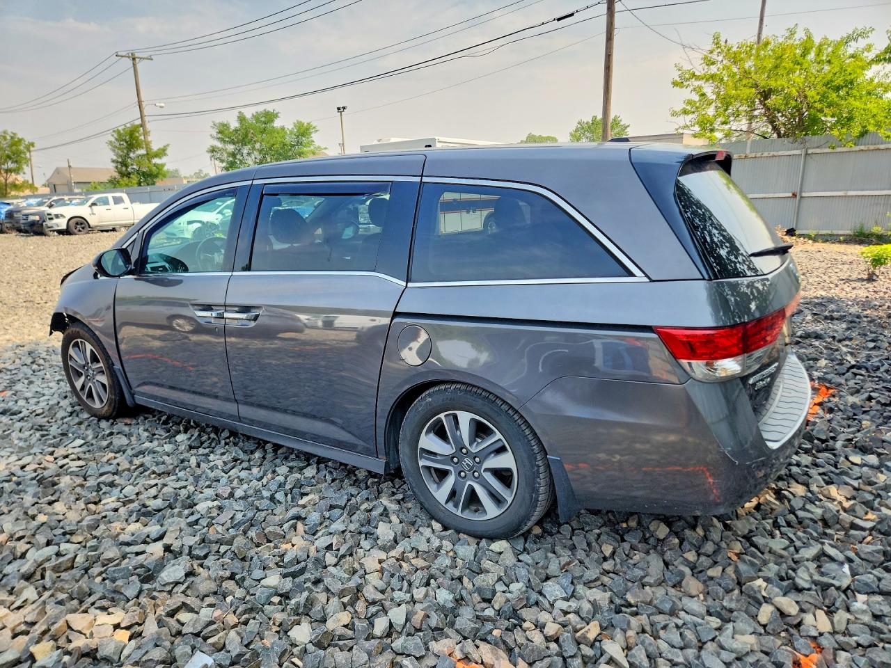 2014 Honda Odyssey Touring/touring Elite Gray vin: 5FNRL5H99EB111640