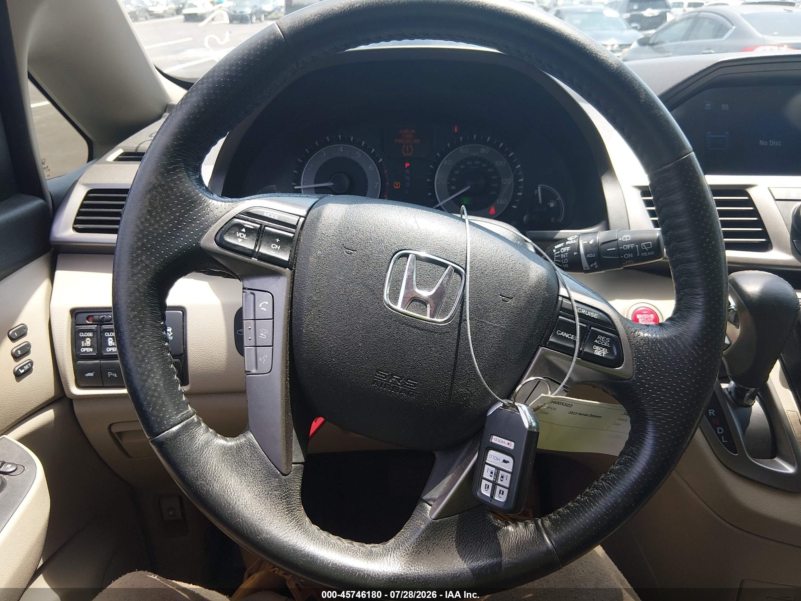 2015 Honda Odyssey Touring/touring Elite White vin: 5FNRL5H99FB006792