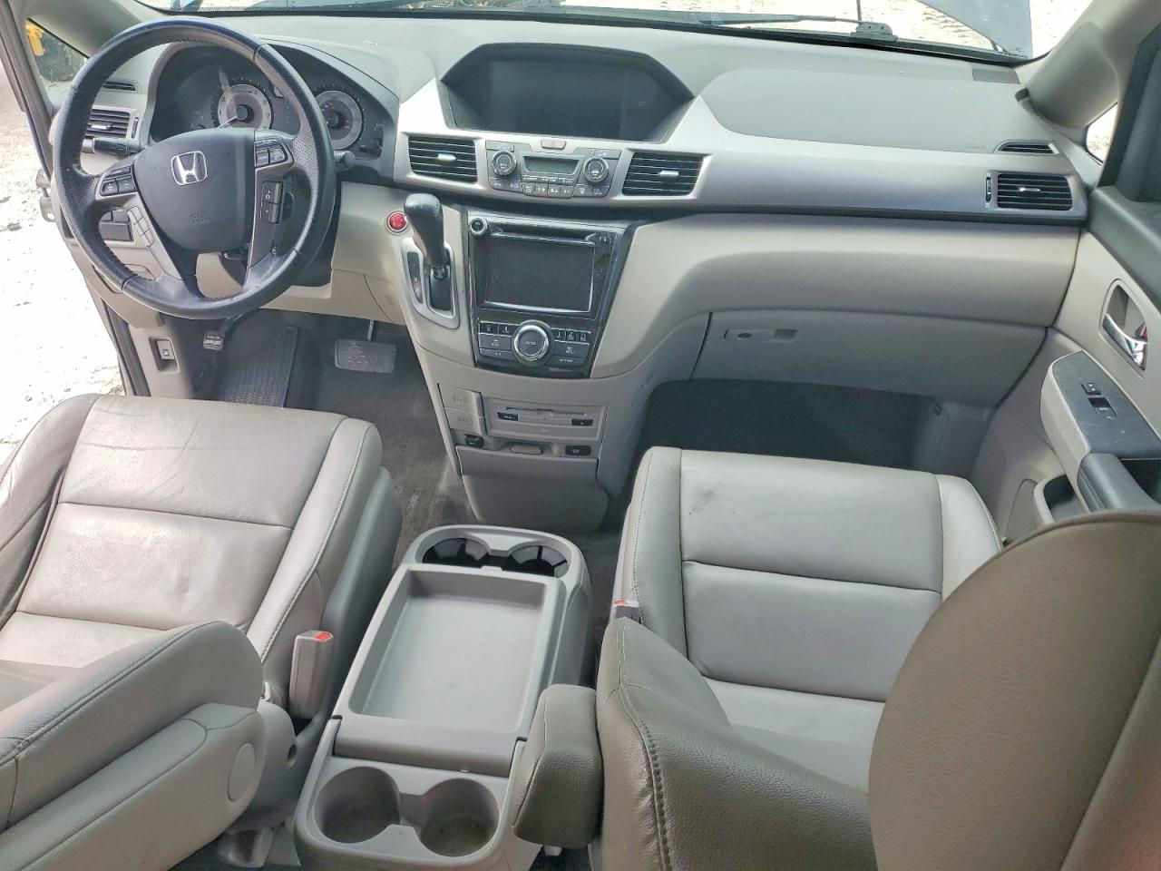 2015 Honda Odyssey Touring Gray vin: 5FNRL5H99FB056186
