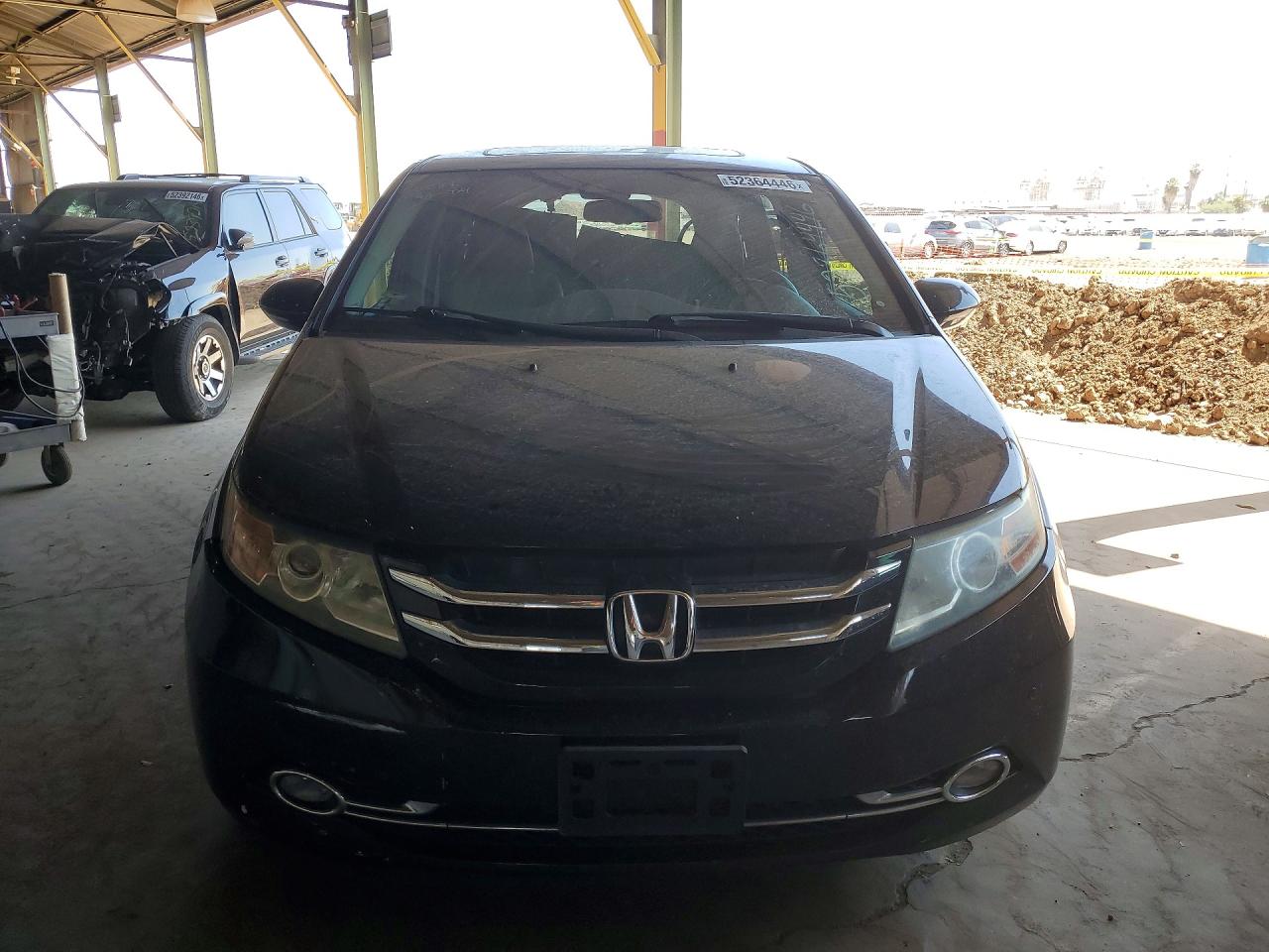 2015 Honda Odyssey Touring Black vin: 5FNRL5H99FB058794