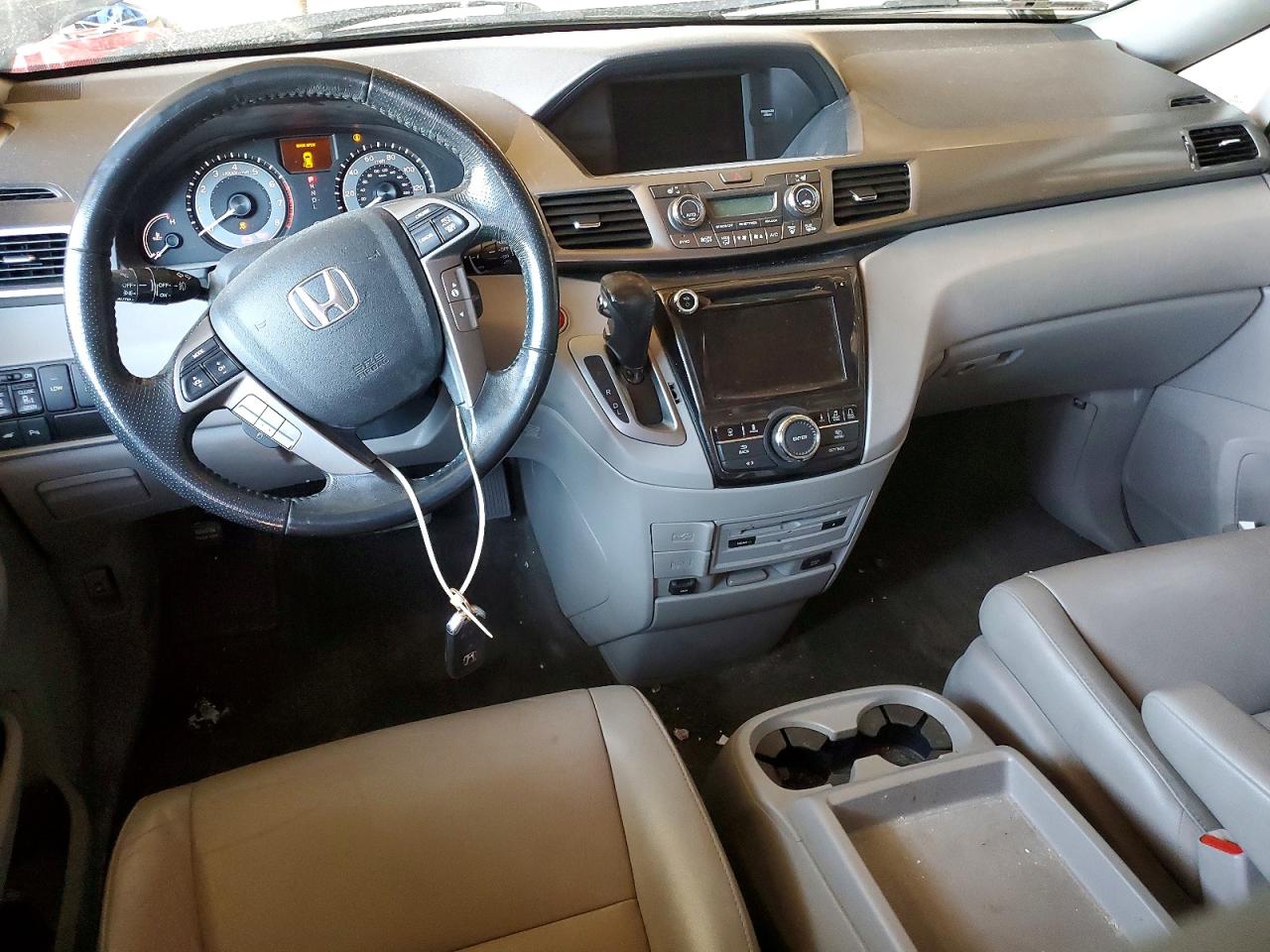 2015 Honda Odyssey Touring Black vin: 5FNRL5H99FB058794