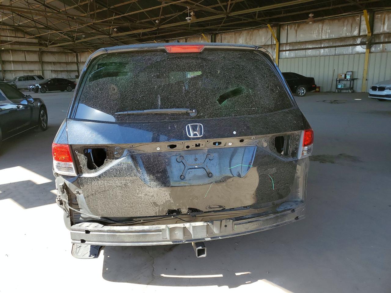 2015 Honda Odyssey Touring Black vin: 5FNRL5H99FB058794