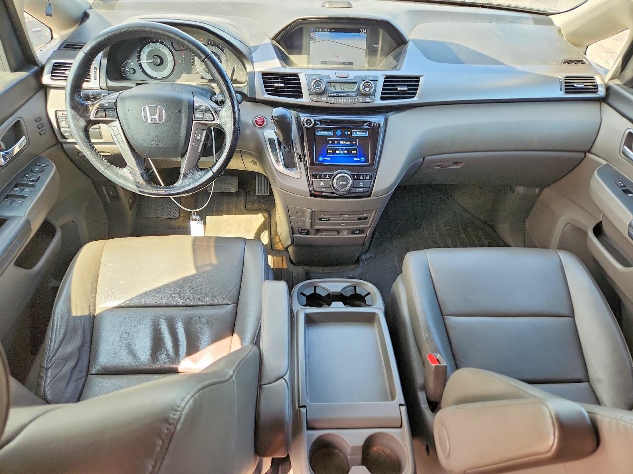 2015 Honda Odyssey Touring Gray vin: 5FNRL5H99FB112871