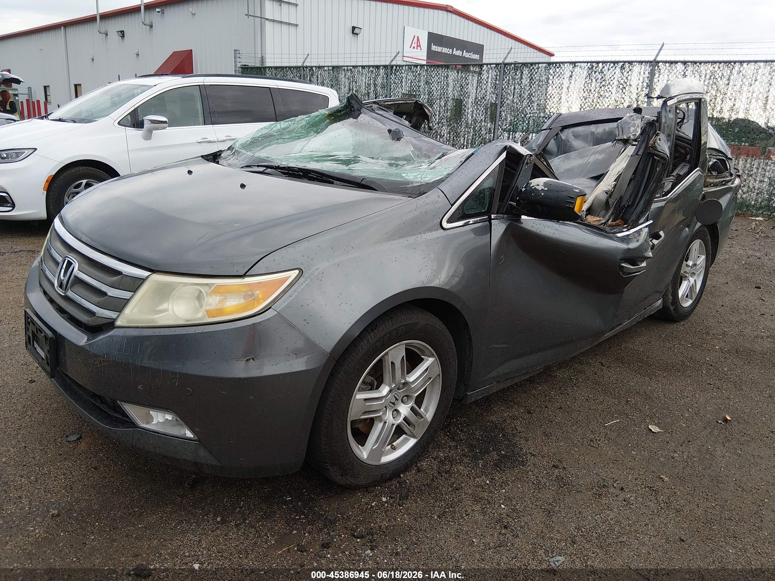 2011 Honda Odyssey Touring/touring Elite Синий vin: 5FNRL5H9XBB026298